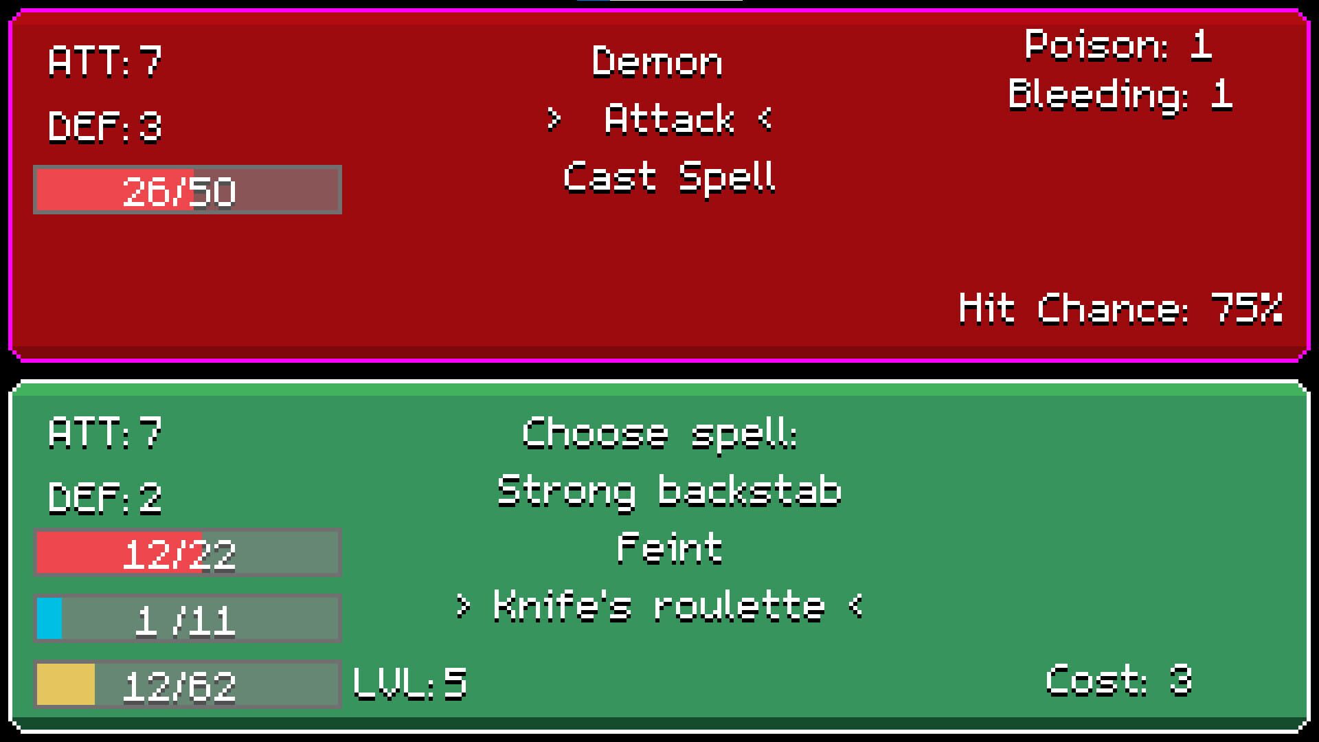 Text RPG - Screenshot