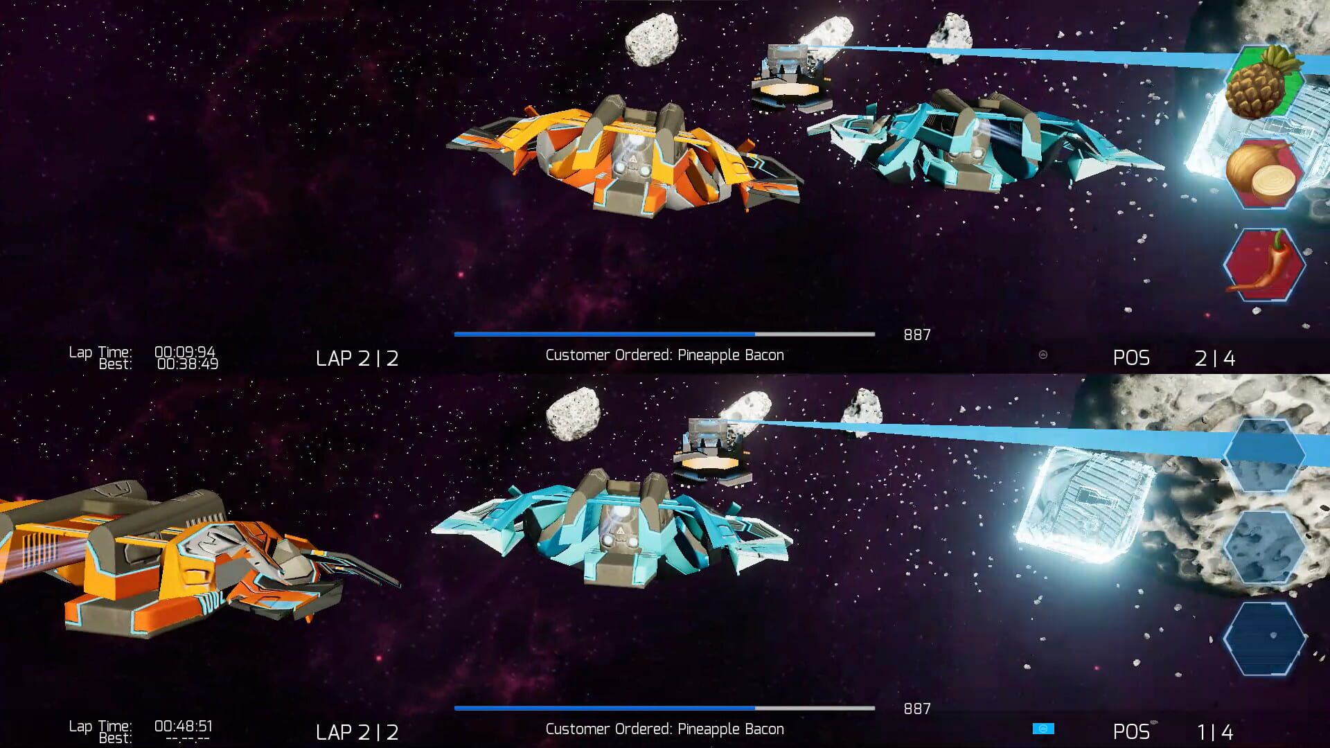 Smugglers of Cygnus: Cygnus Pizza Race - Screenshot