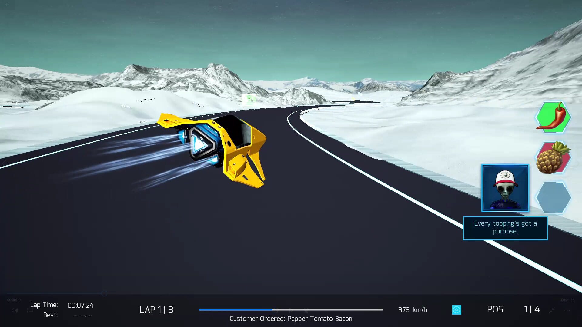 Smugglers of Cygnus: Cygnus Pizza Race - Screenshot