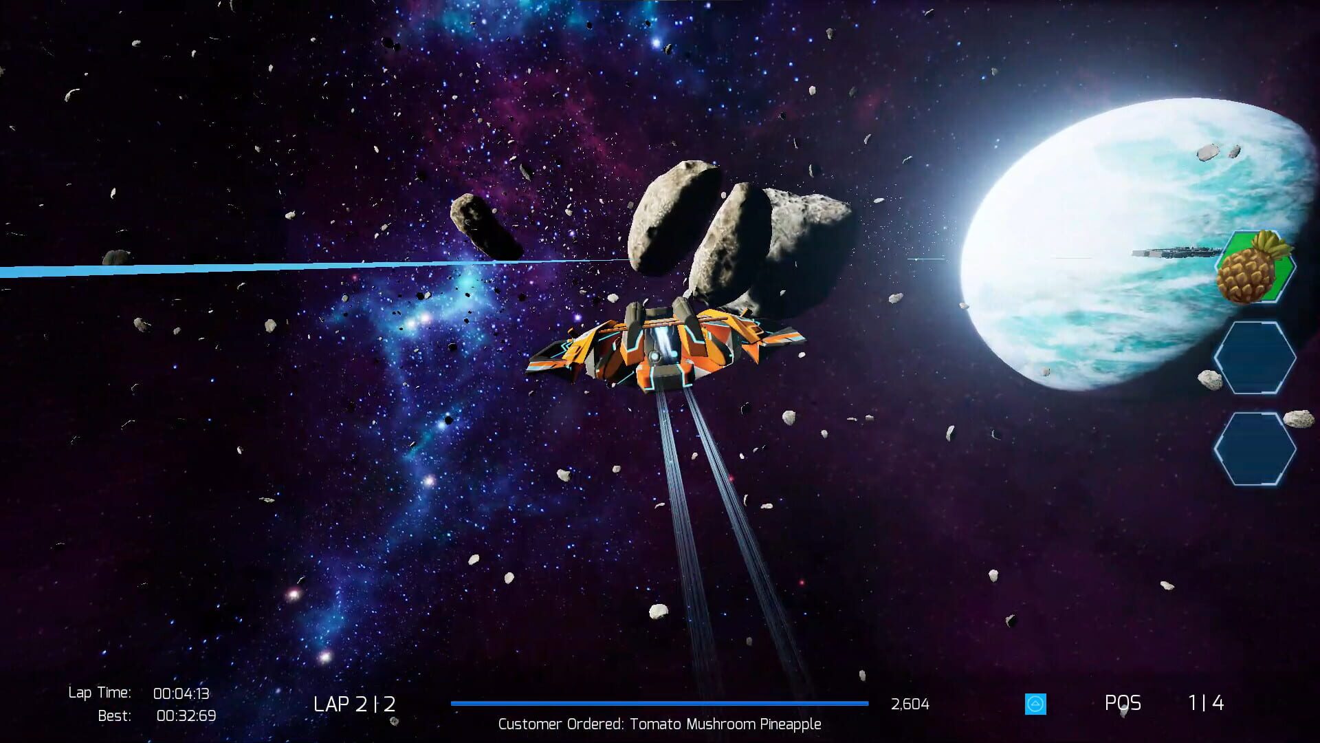 Smugglers of Cygnus: Cygnus Pizza Race - Screenshot