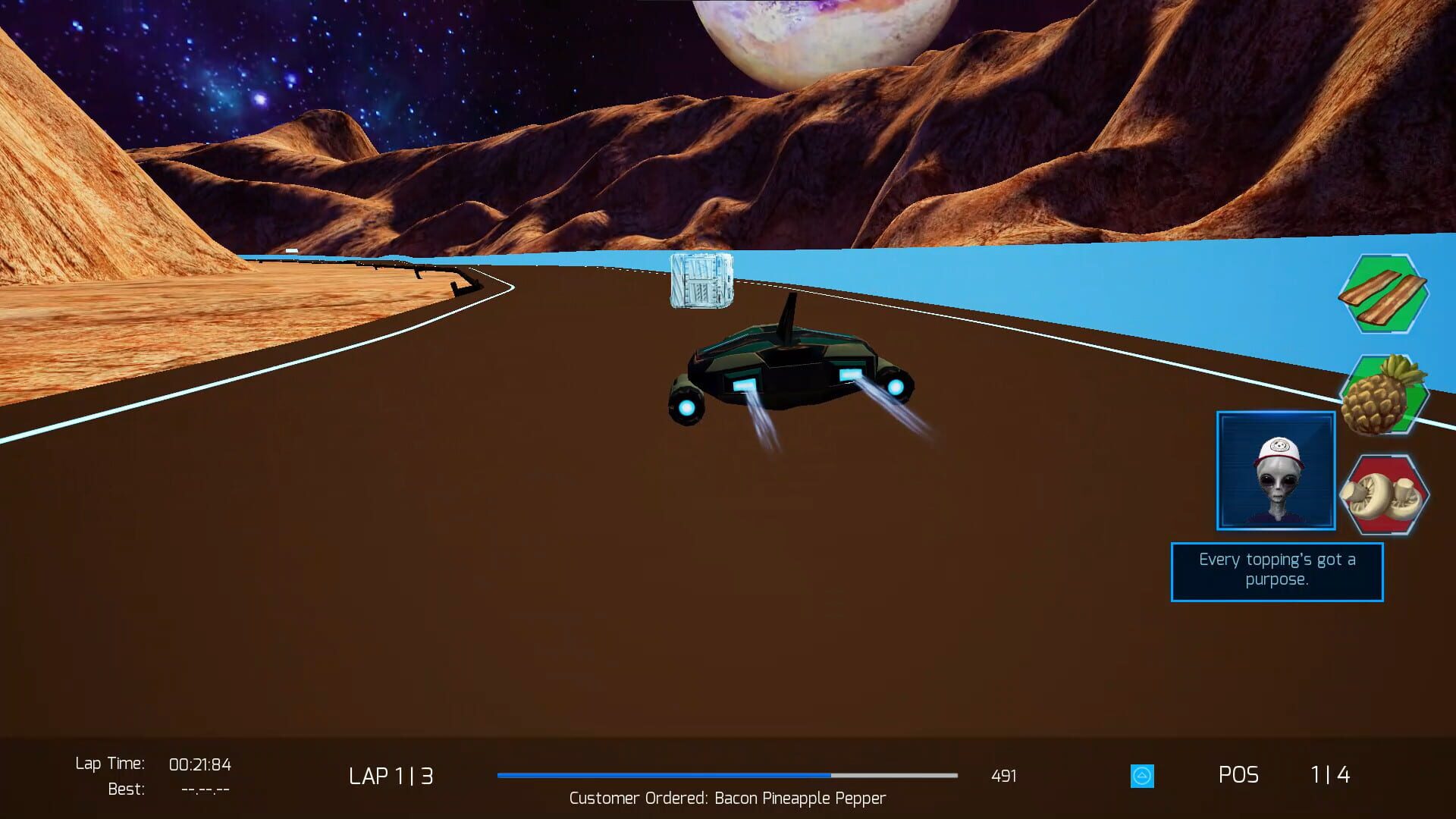 Smugglers of Cygnus: Cygnus Pizza Race - Screenshot