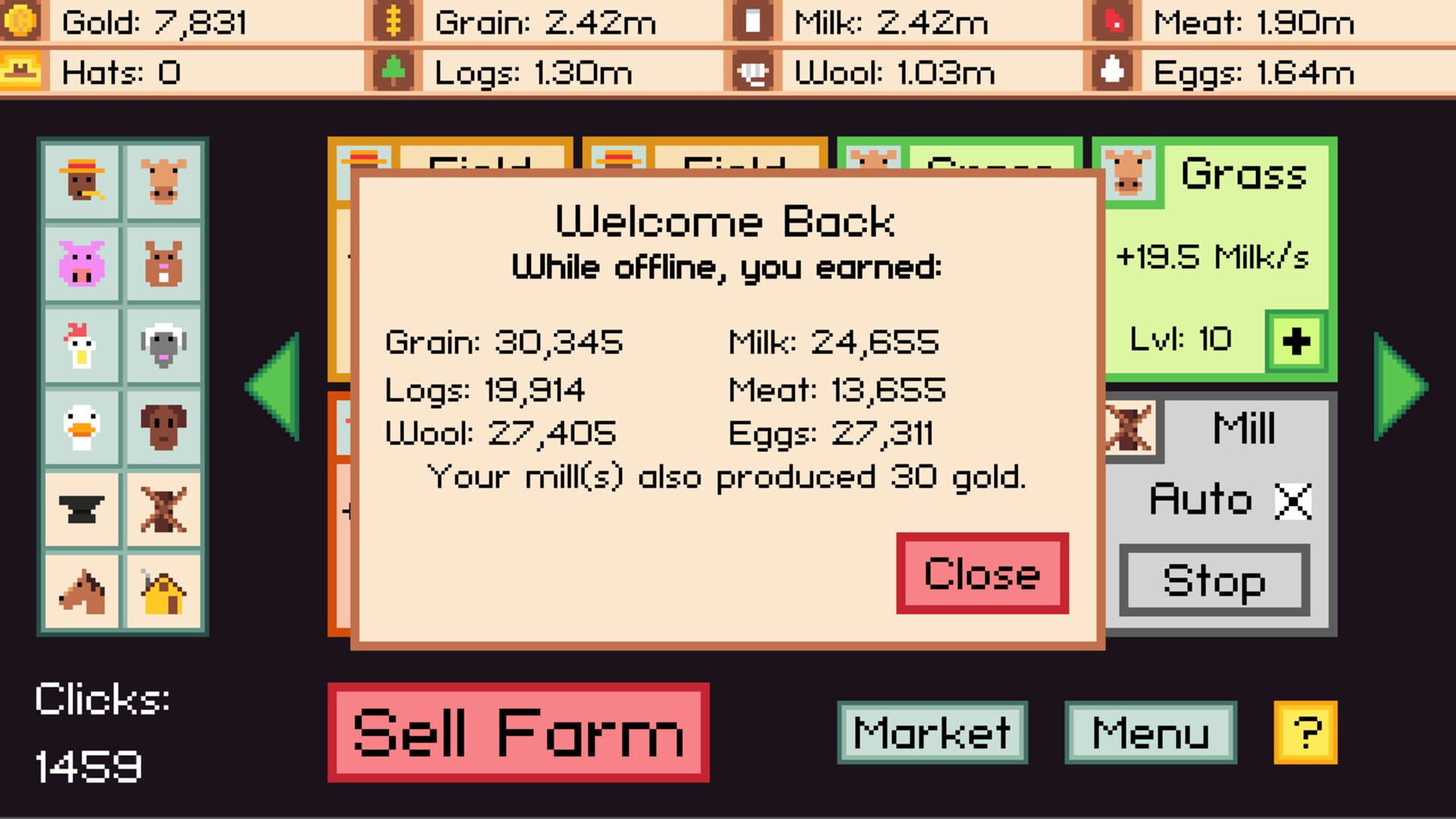 Critter Clicker - Screenshot