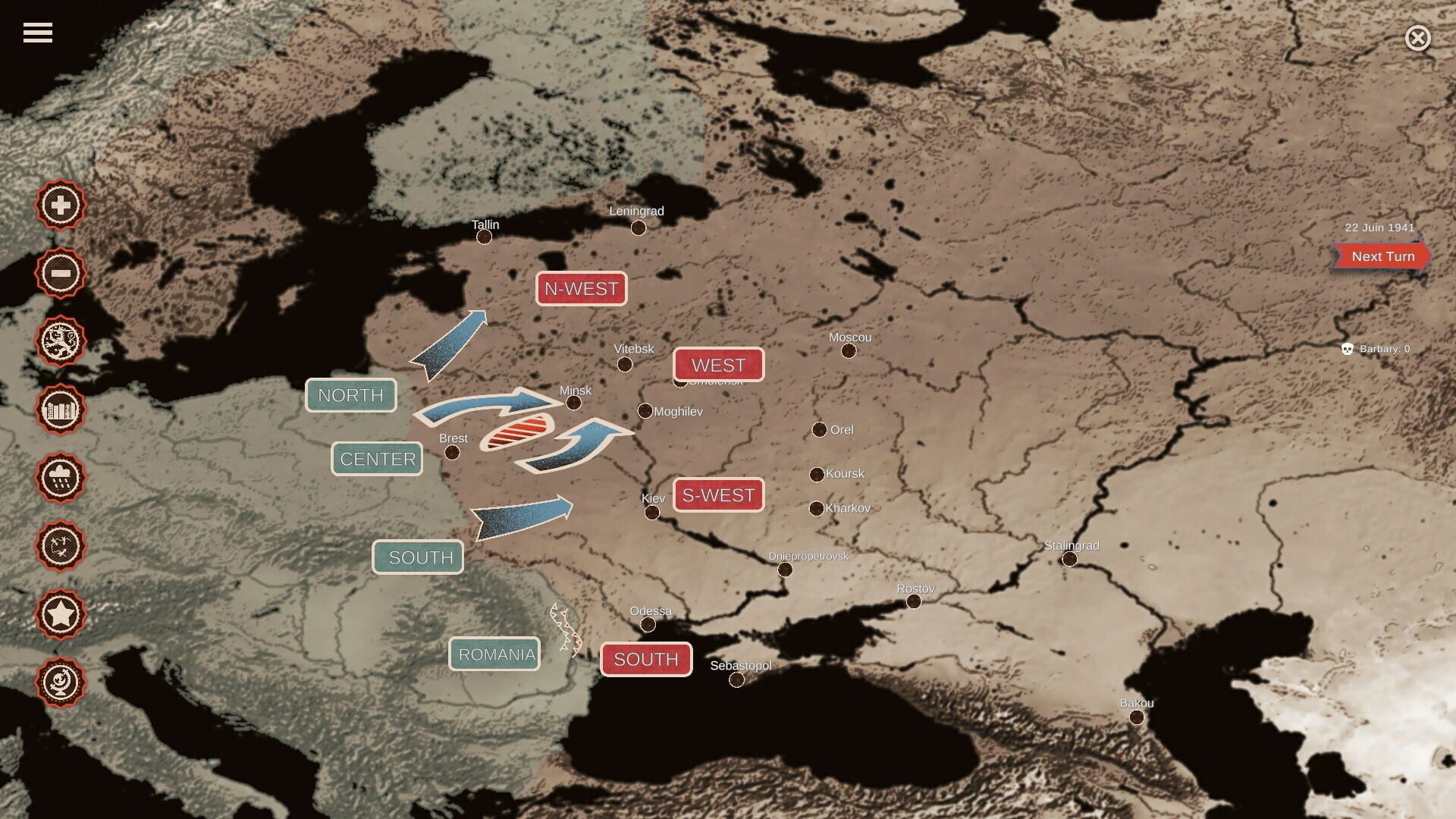 Cauldrons of War: Barbarossa - Screenshot
