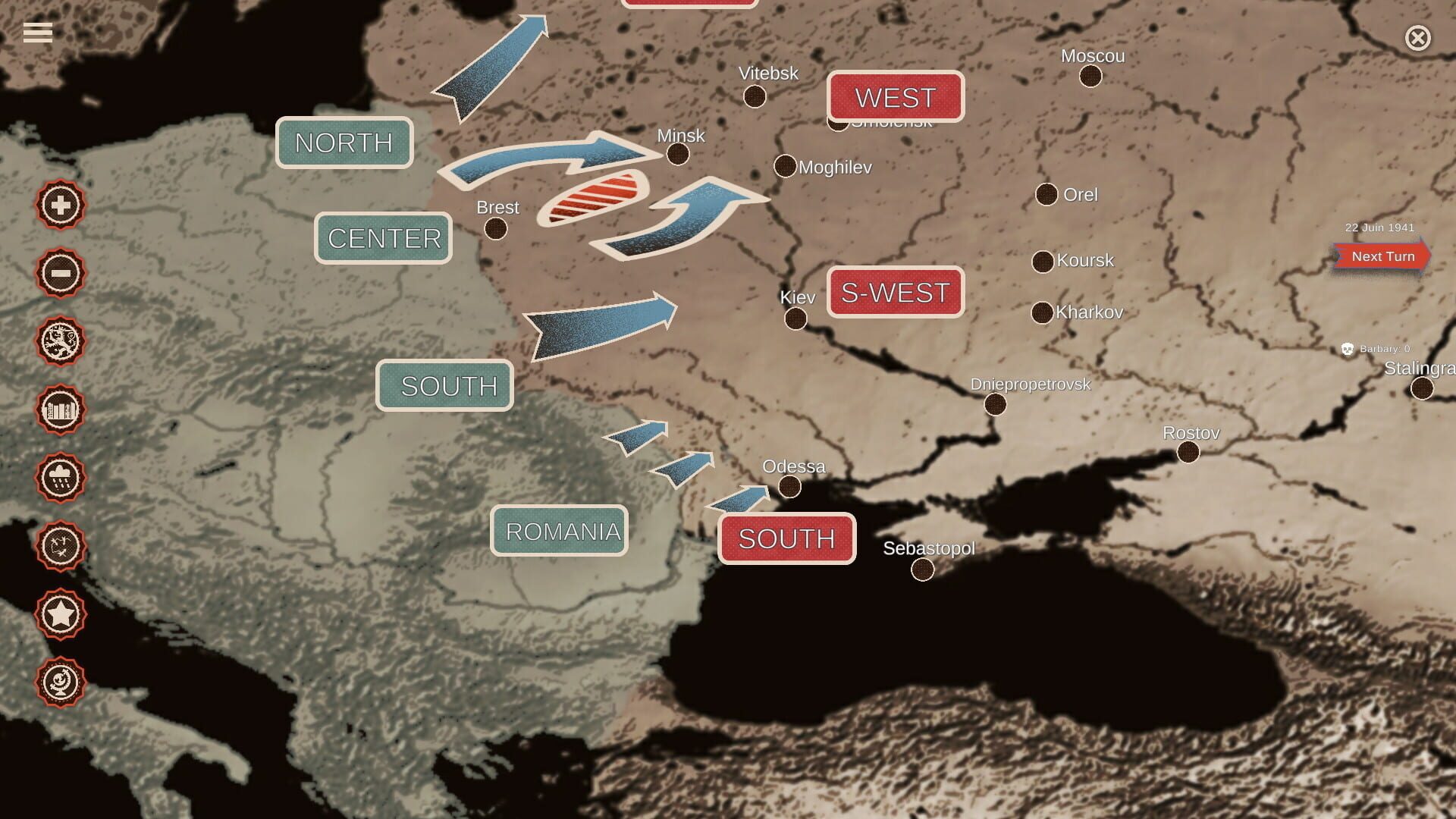 Cauldrons of War: Barbarossa - Screenshot