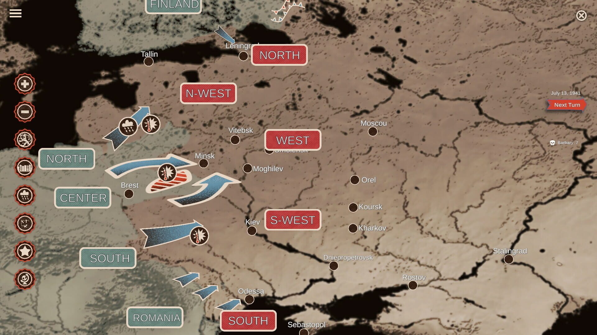Cauldrons of War: Barbarossa - Screenshot