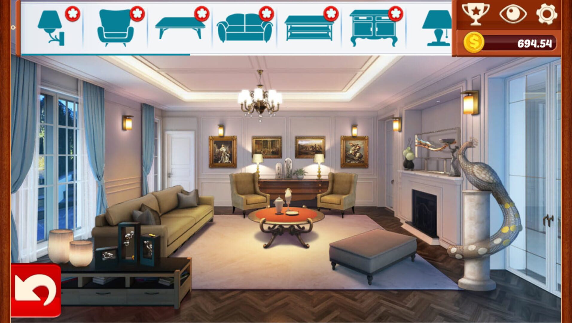 Home Designer: Living Room - Screenshot