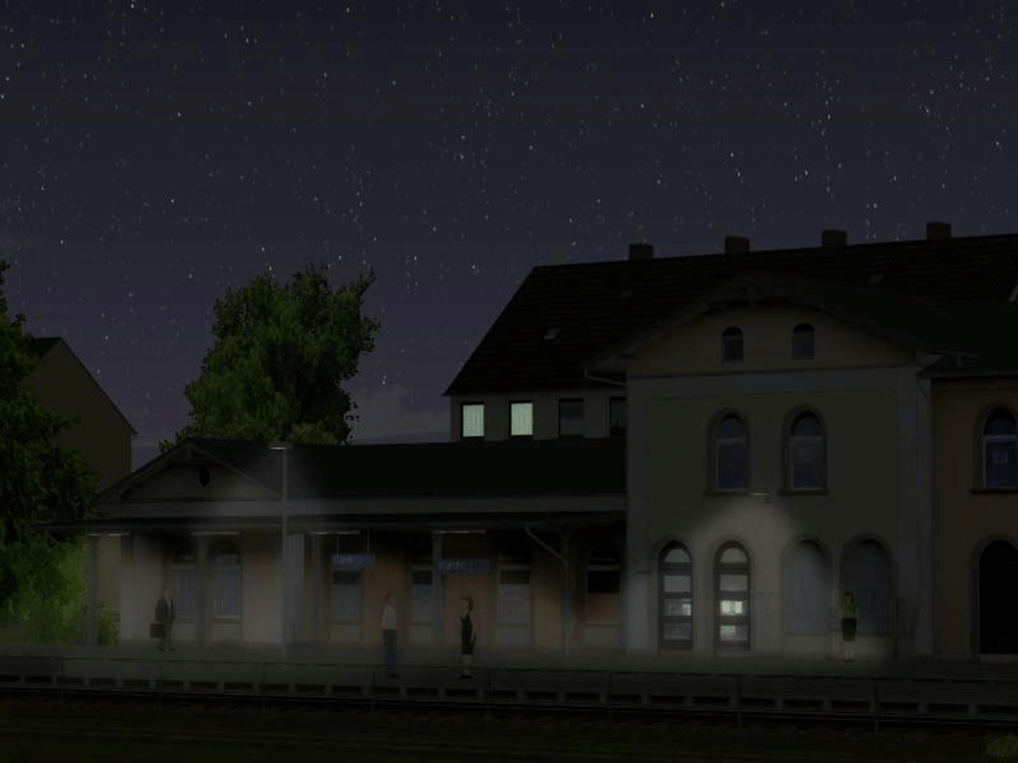 Eisenbahn X: Modellset 1 - Bahnhof, Häuser, Scheunen screenshot