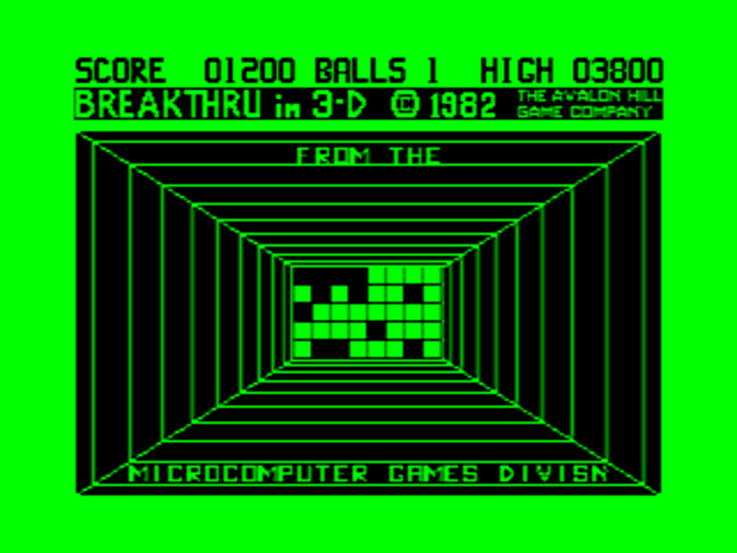 3-D Brickaway screenshot