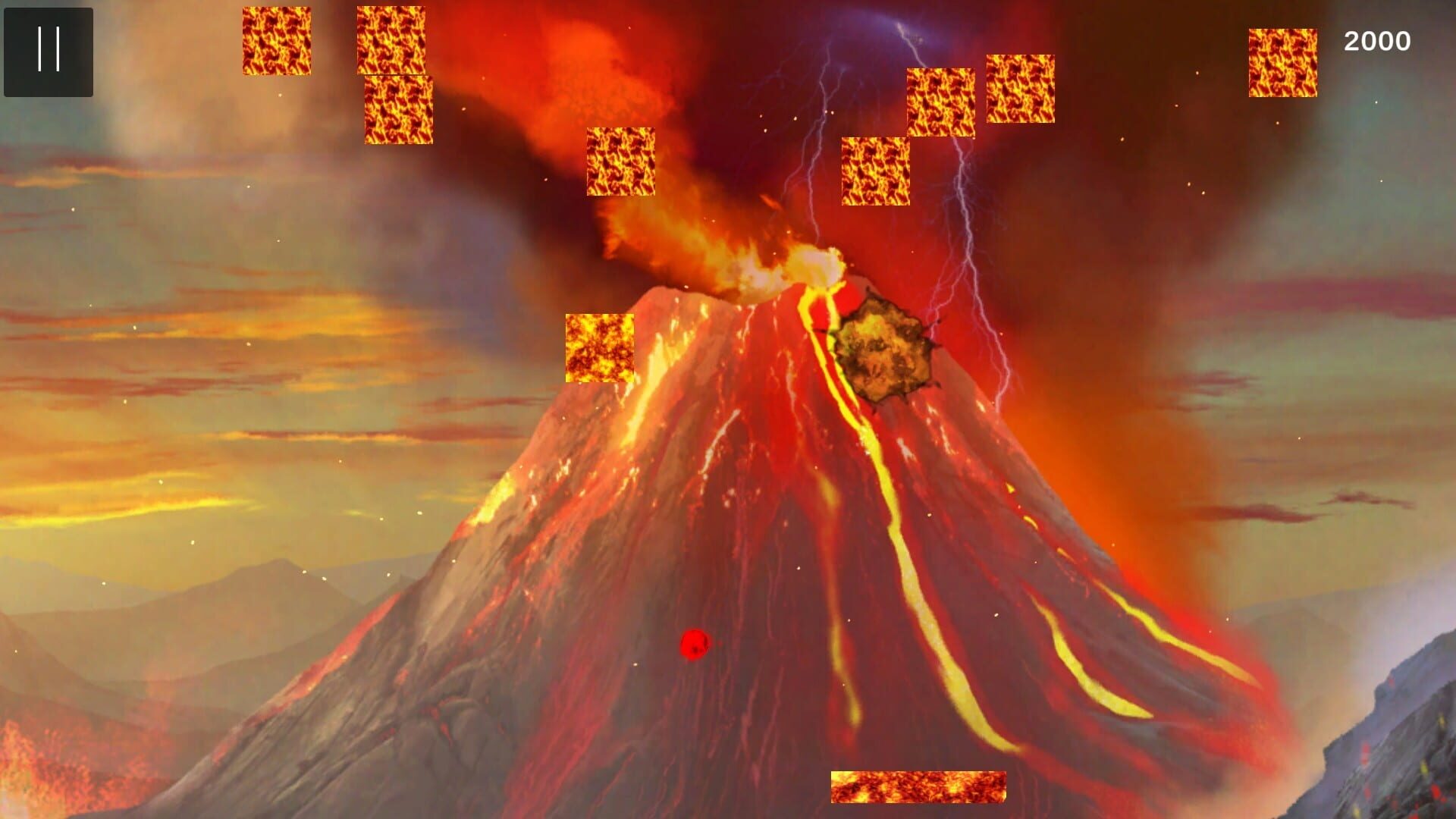 Burning Brick Breaker - Screenshot