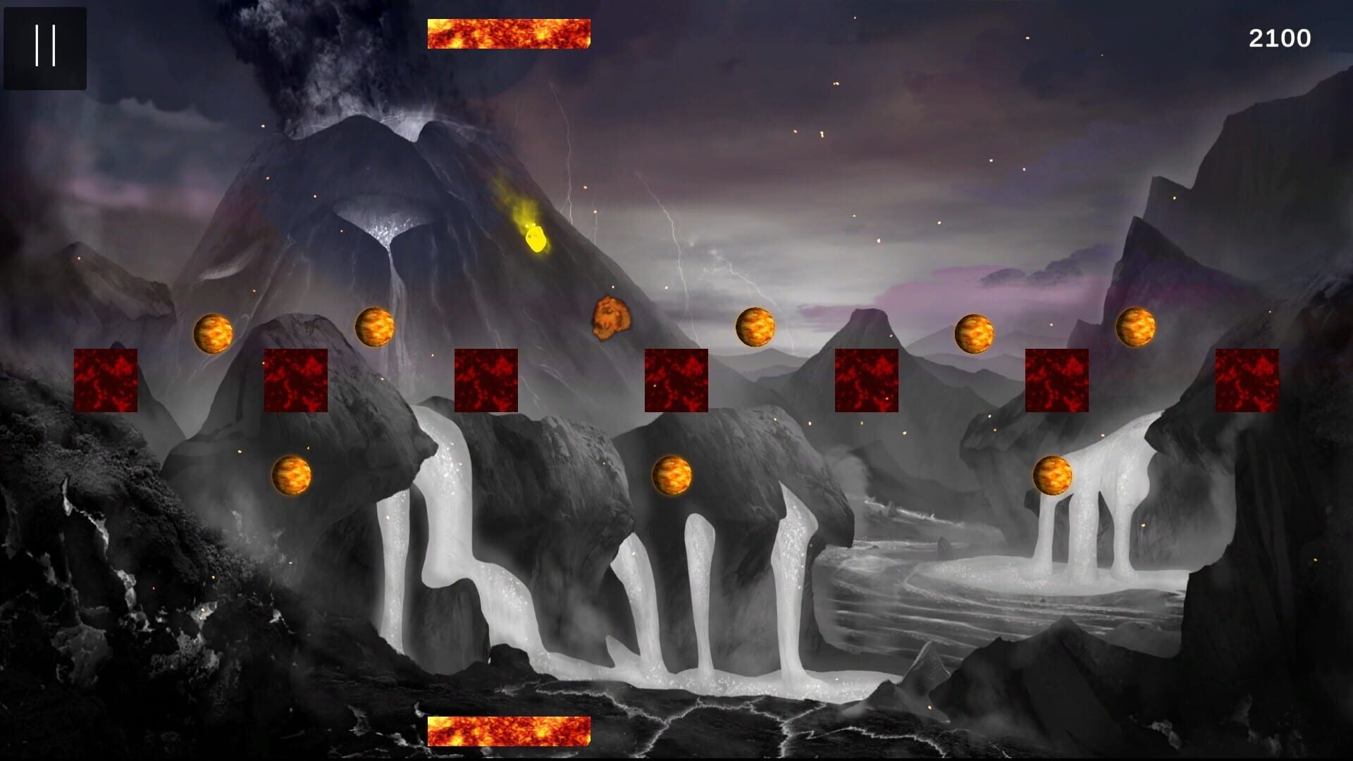 Burning Brick Breaker - Screenshot