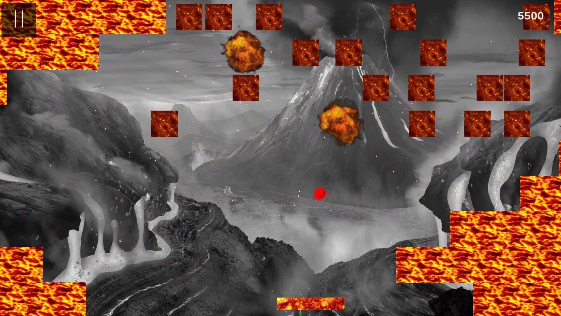 Burning Brick Breaker - Screenshot