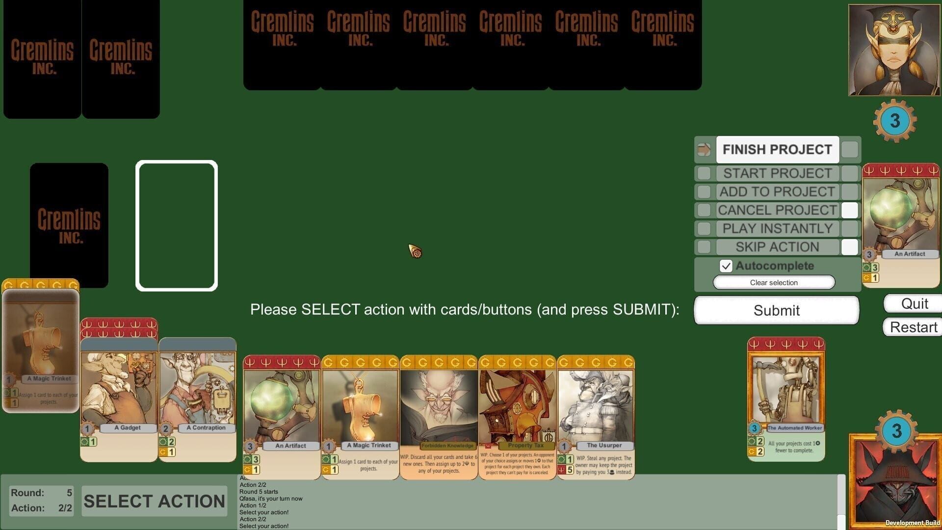 Gremlins, Inc.: Card Game - Screenshot