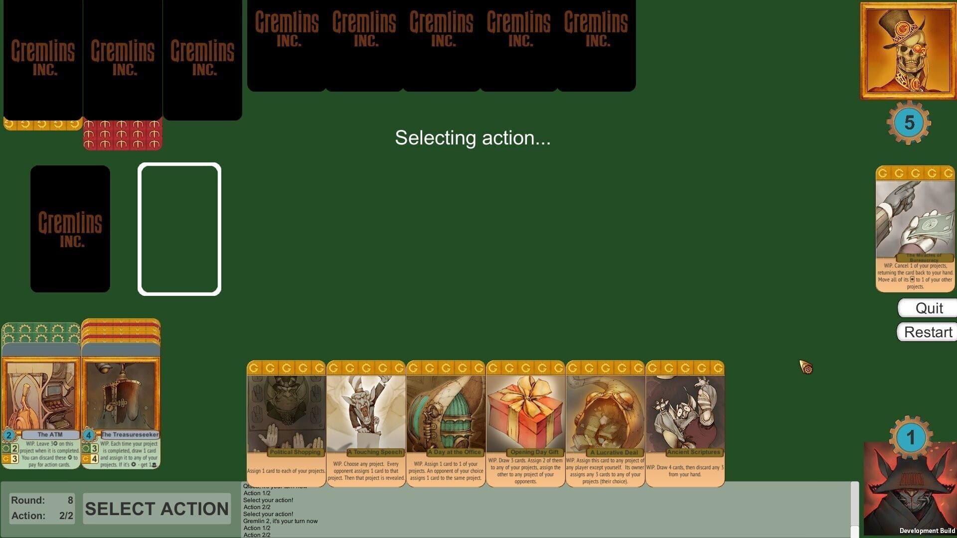 Gremlins, Inc.: Card Game - Screenshot