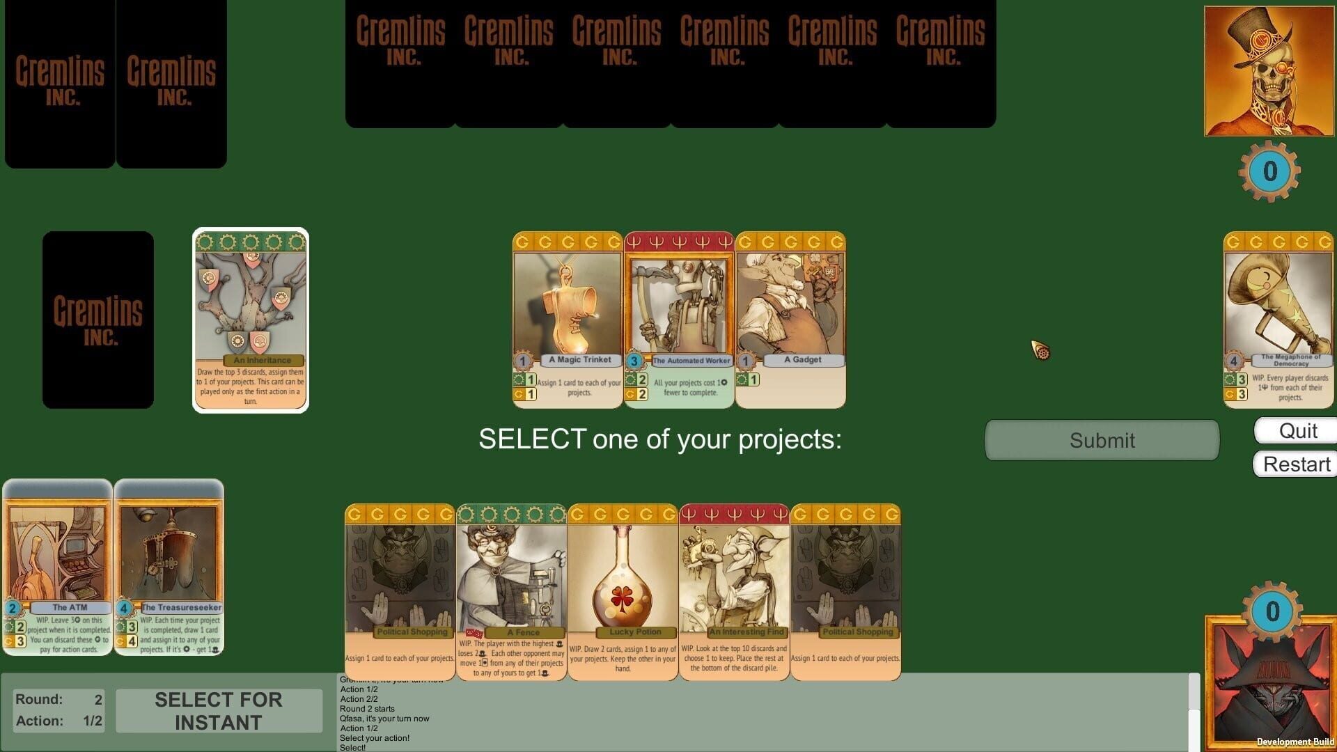 Gremlins, Inc.: Card Game - Screenshot