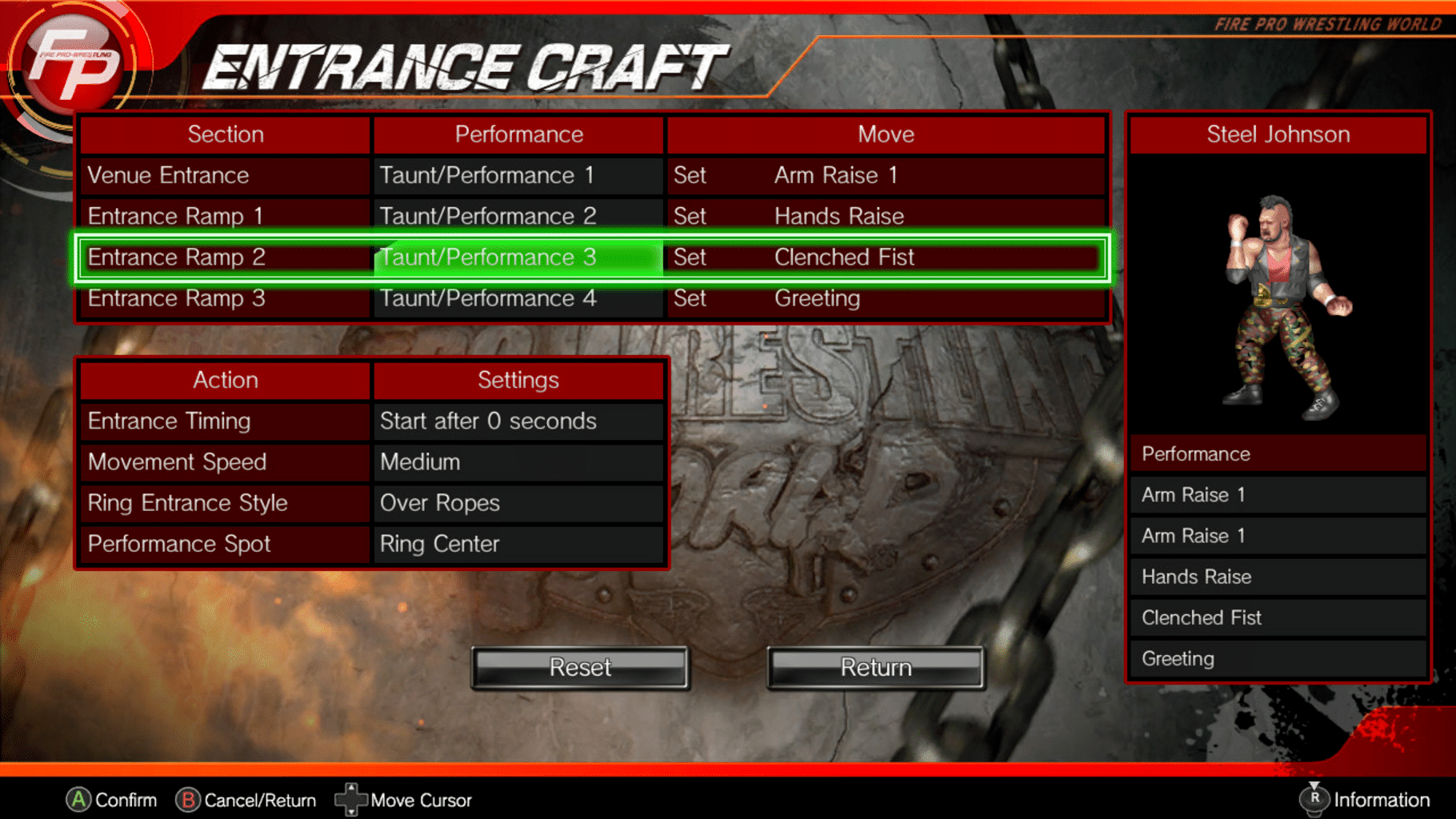 Fire Pro Wrestling World: Entrance Craft screenshot