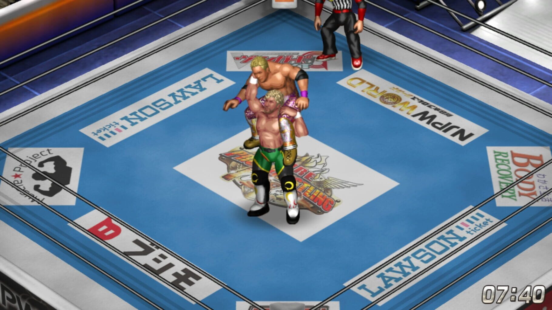 Captura de pantalla - Fire Pro Wrestling World: New Japan Pro-Wrestling Collaboration