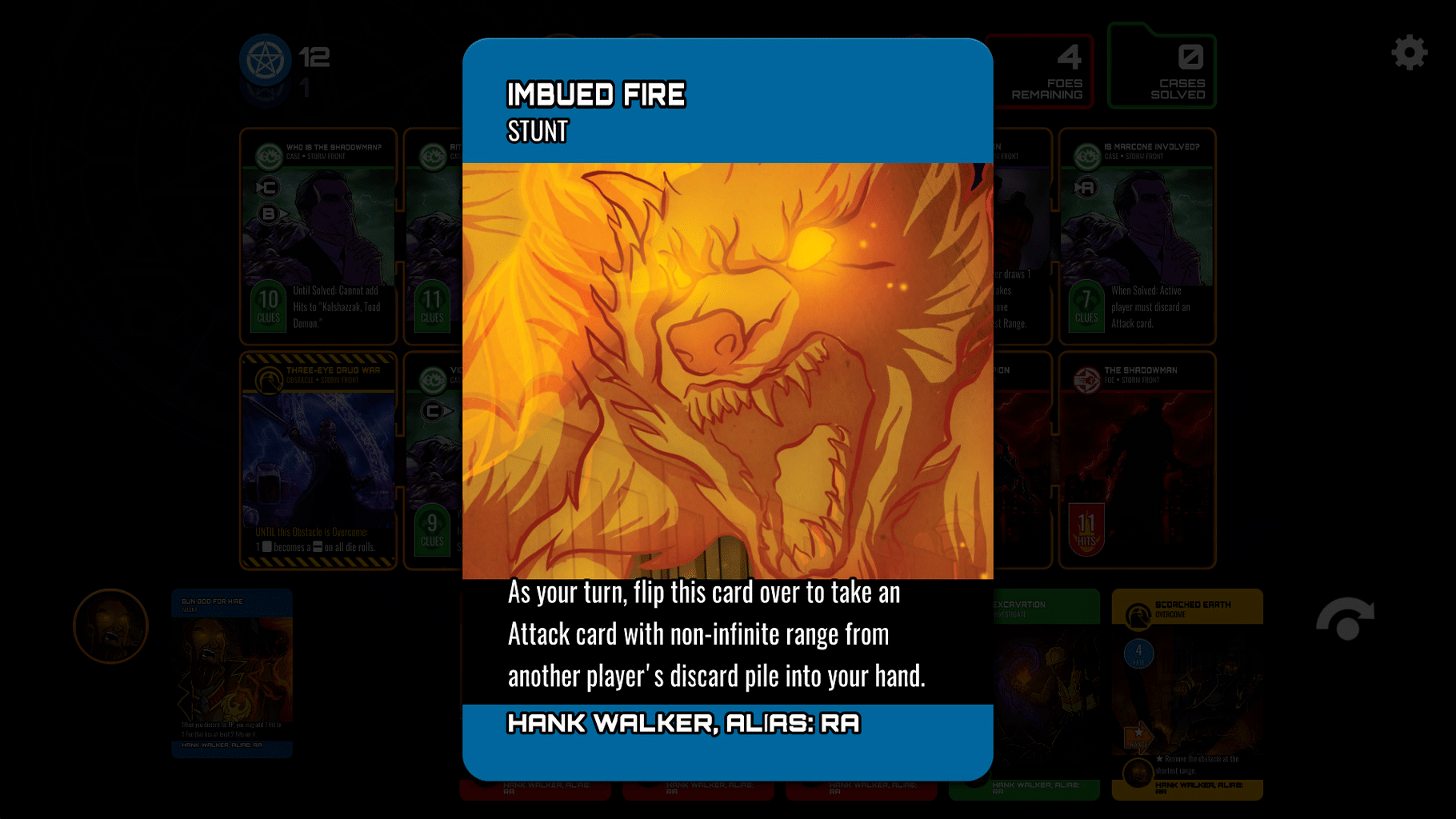 Dresden Files Cooperative Card Game: Ra Crossover screenshot