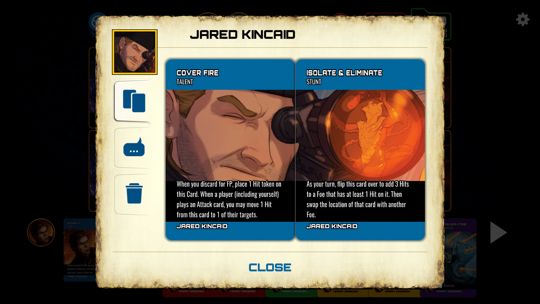 Dresden Files Cooperative Card Game: Dead Ends screenshot