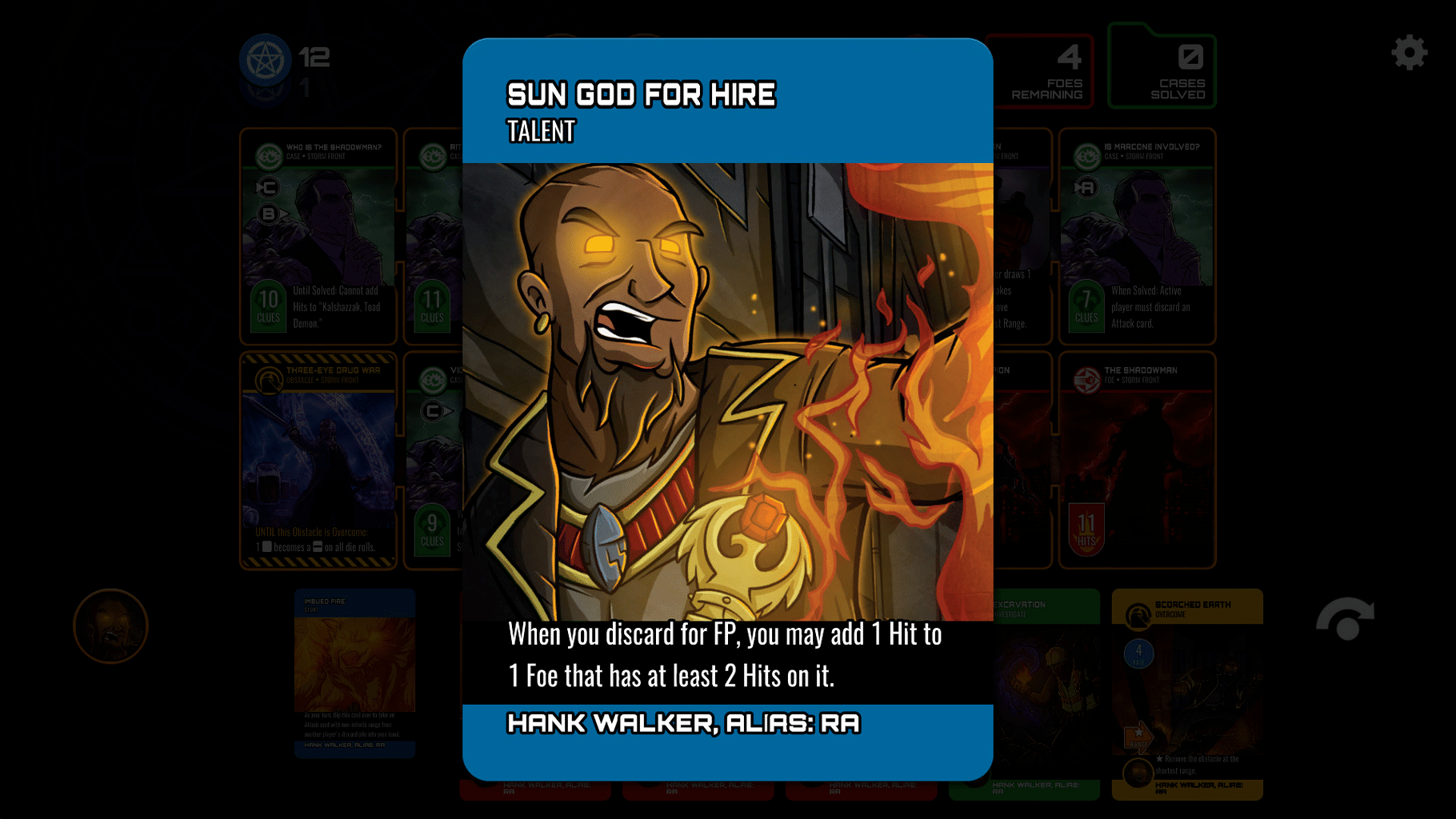 Dresden Files Cooperative Card Game: Ra Crossover screenshot