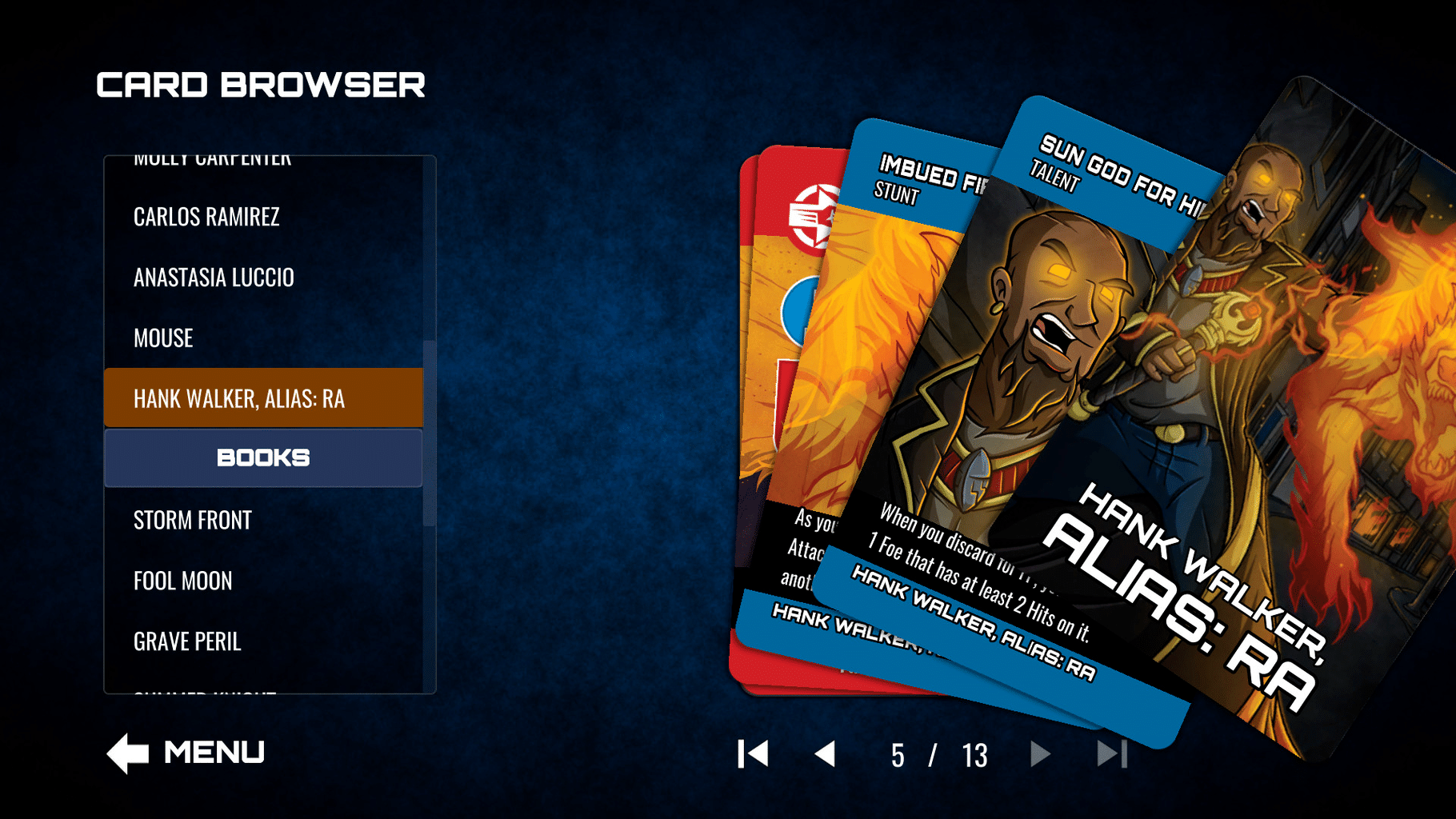 Dresden Files Cooperative Card Game: Ra Crossover screenshot