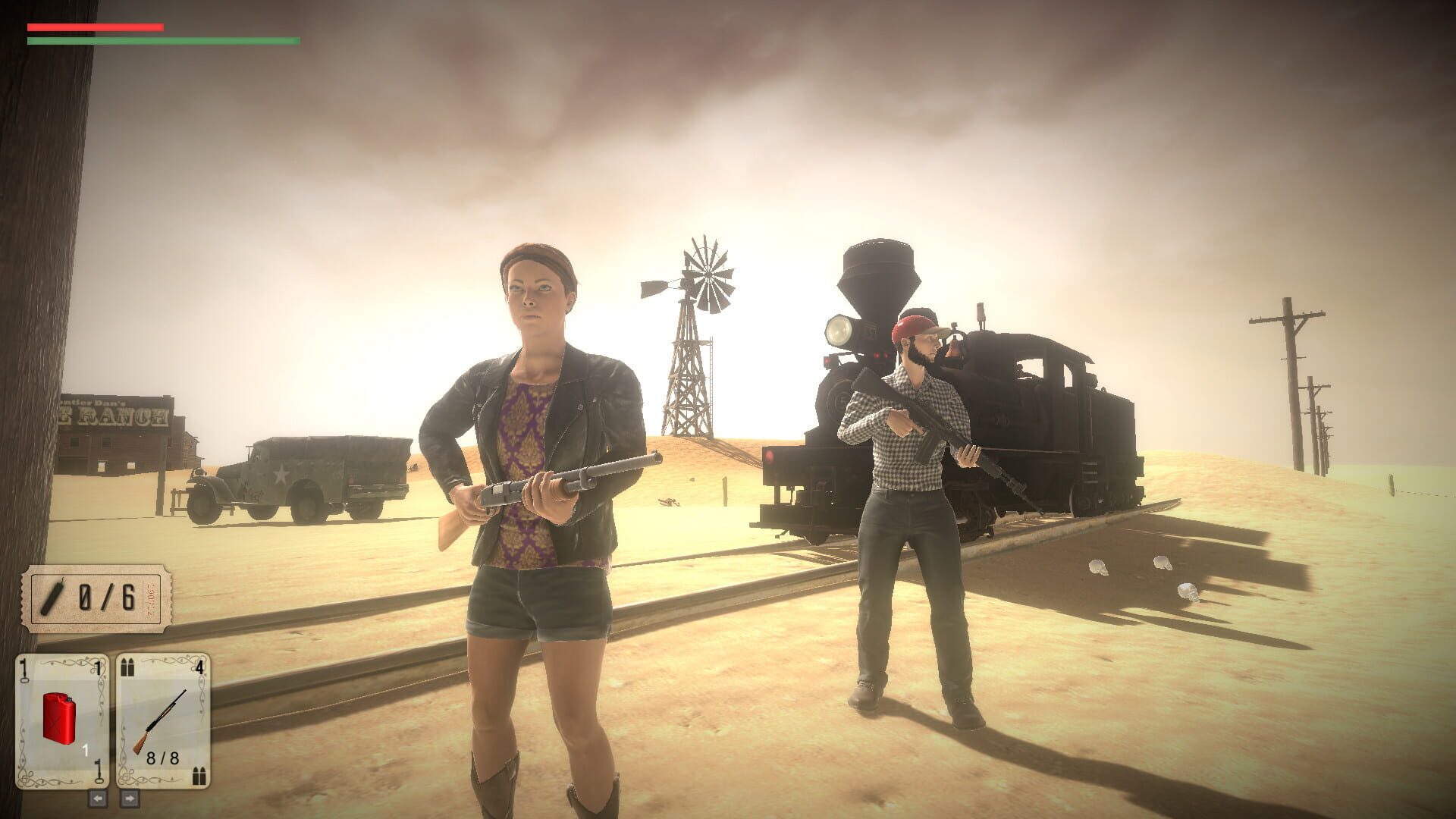 Gunslingers of the Wasteland vs. The Zombies from Mars - Screenshot