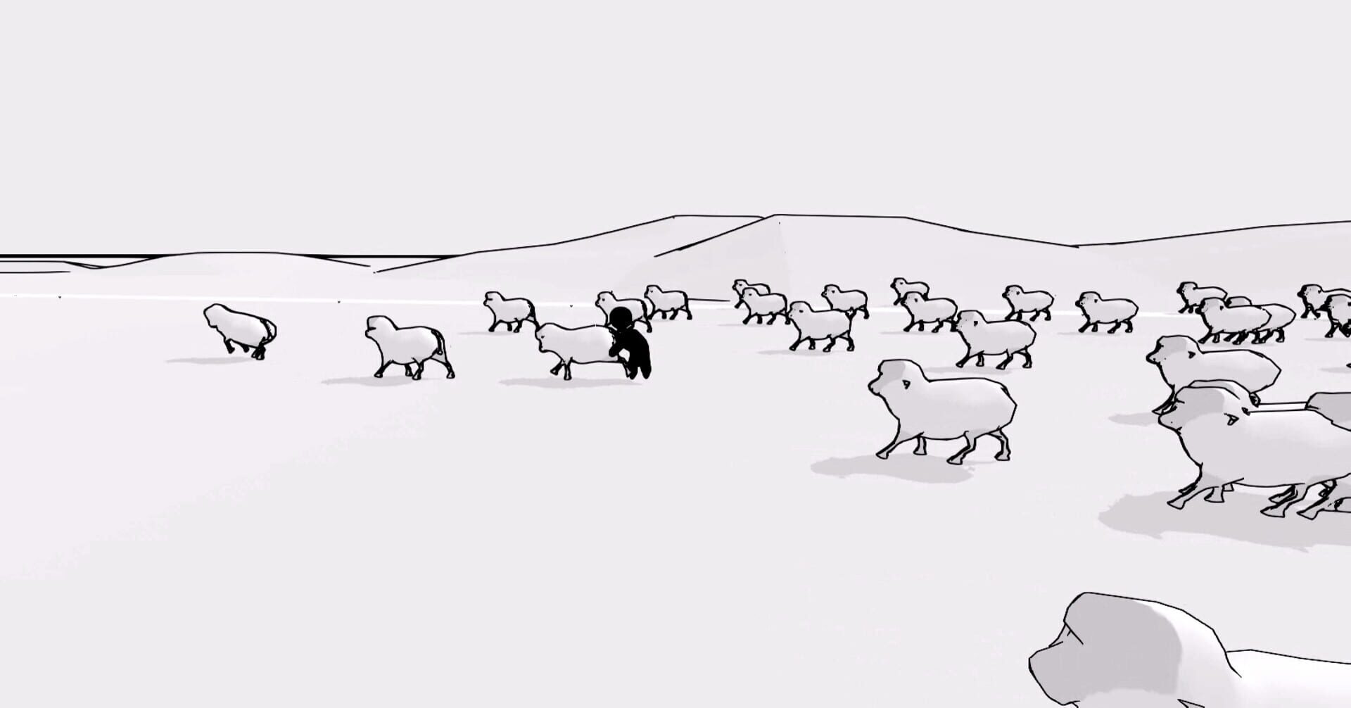 Crowd Simulator: Long Way to Go - Screenshot