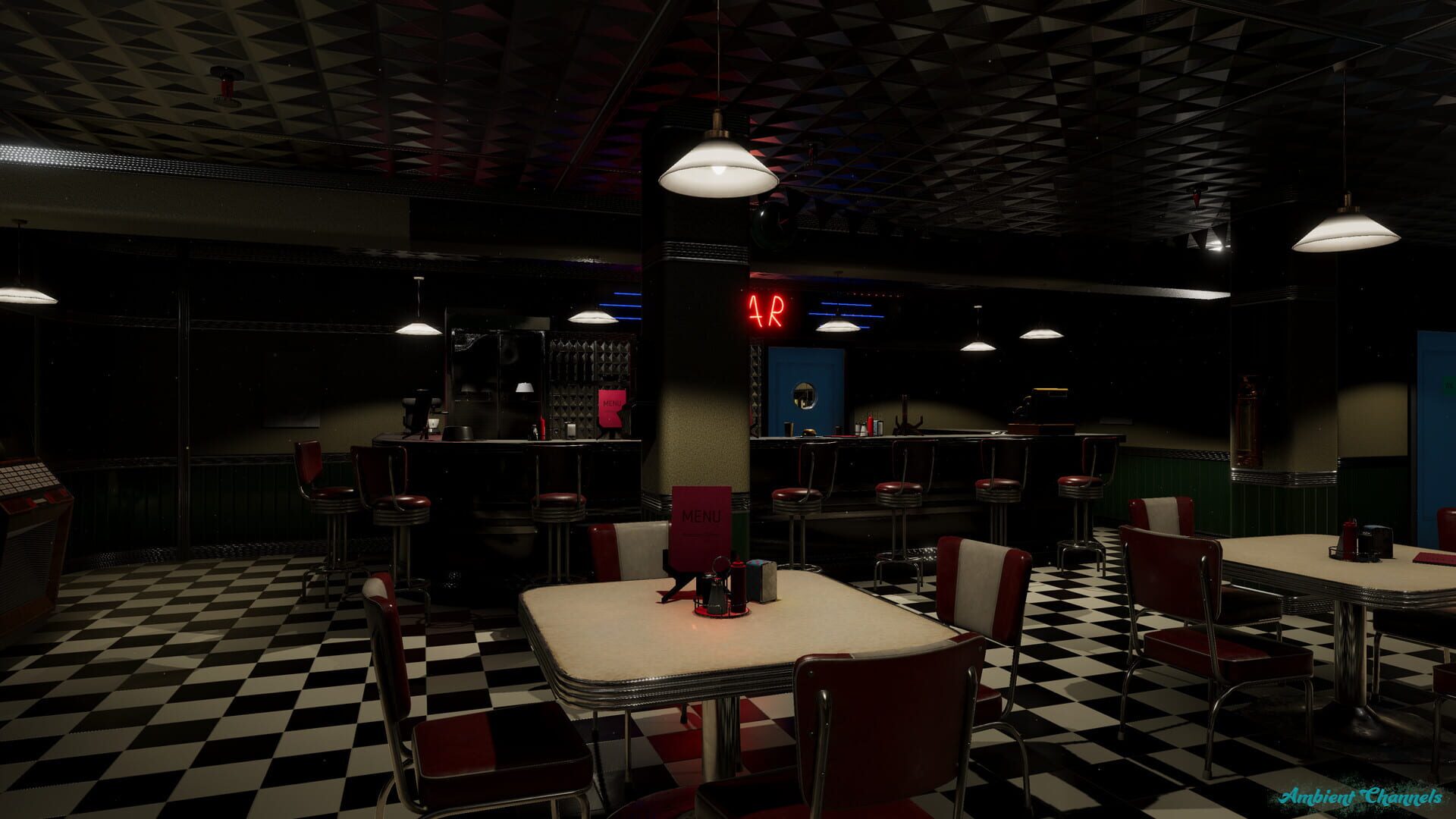 Ambient Channels: American Retro - Cozy Café After Hours - Screenshot