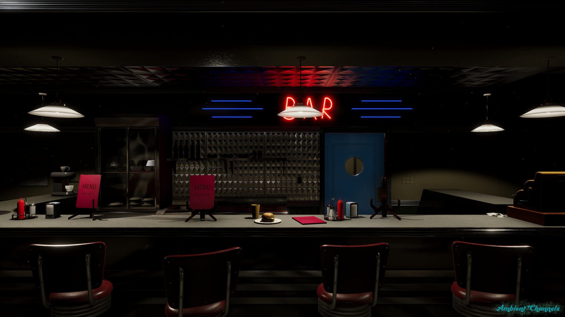 Ambient Channels: American Retro - Cozy Café After Hours - Screenshot