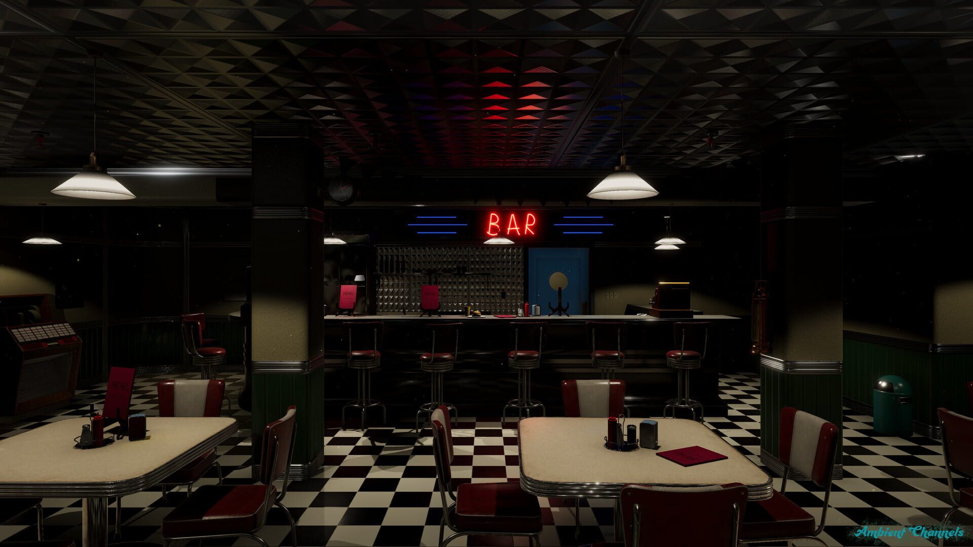 Ambient Channels: American Retro - Cozy Café After Hours - Screenshot