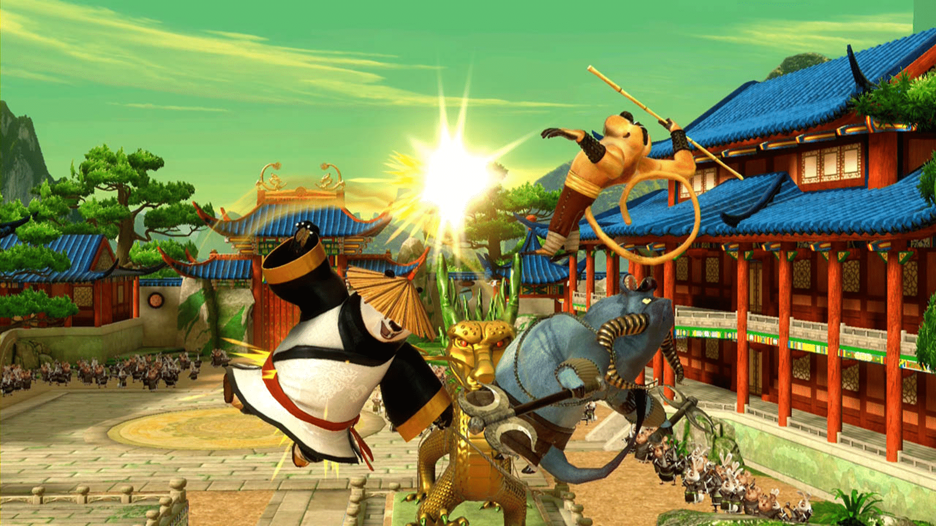Kung Fu Panda: Showdown of Legendary Legends - Warrior Po and Jombie Master Chicken screenshot