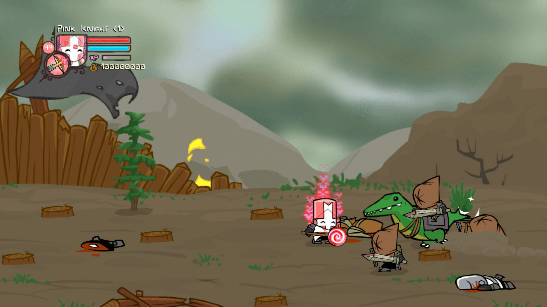 Castle Crashers: Pink Knight Pack screenshot