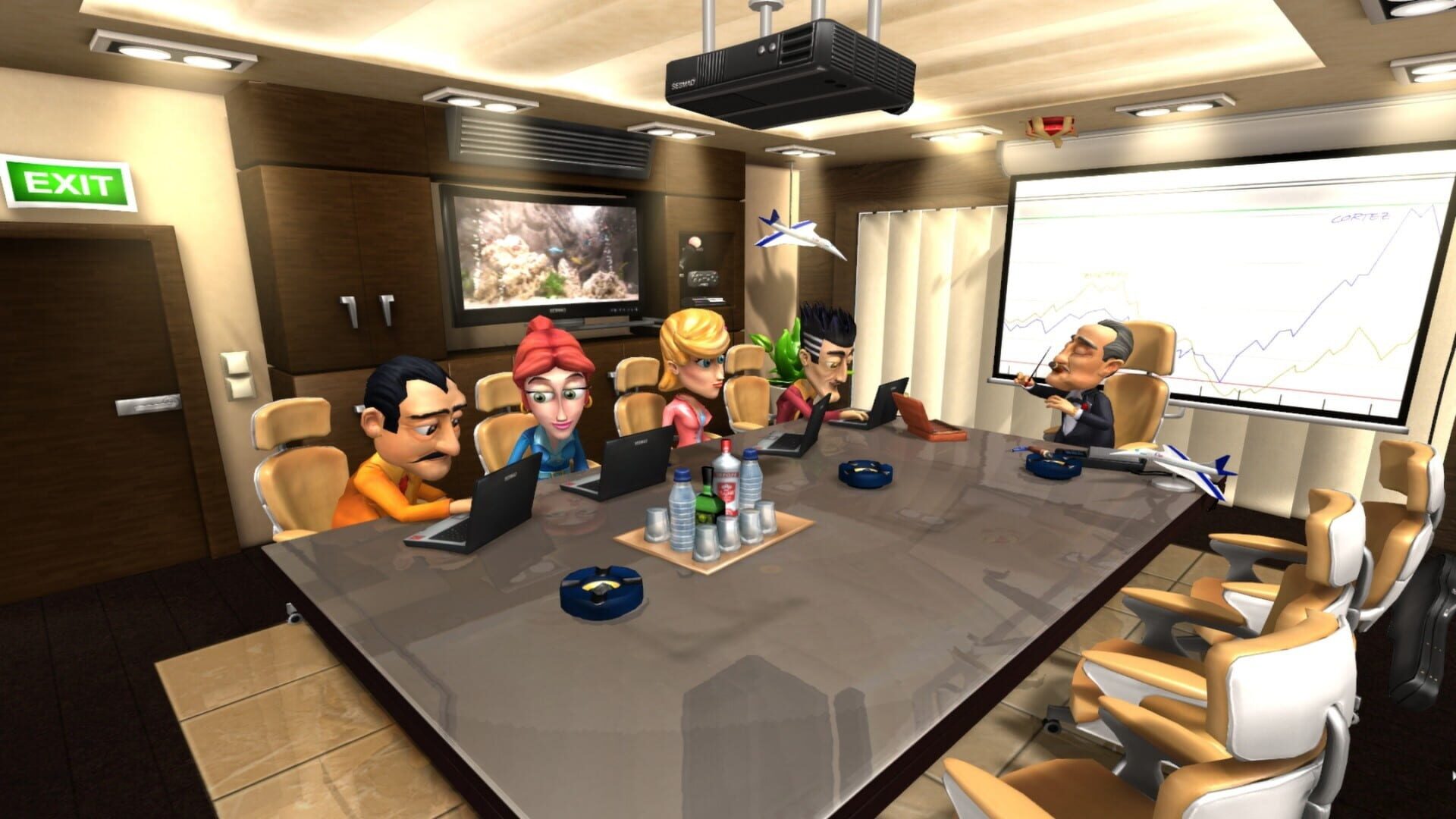 Airline Tycoon 2: Honey Airlines - Screenshot