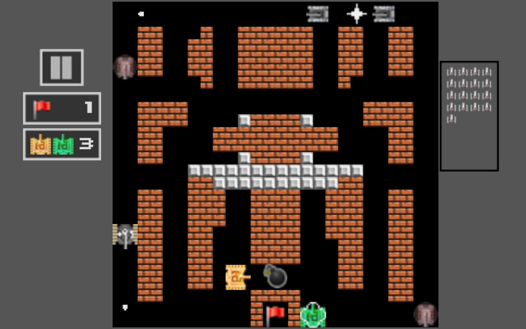 Tank Shoot 2D: Battle to save City Flag - Screenshot