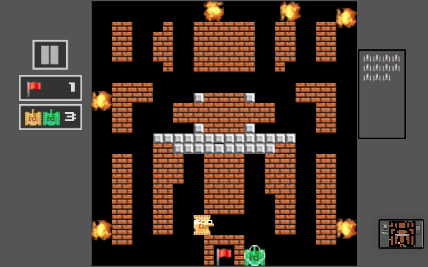 Tank Shoot 2D: Battle to save City Flag - Screenshot