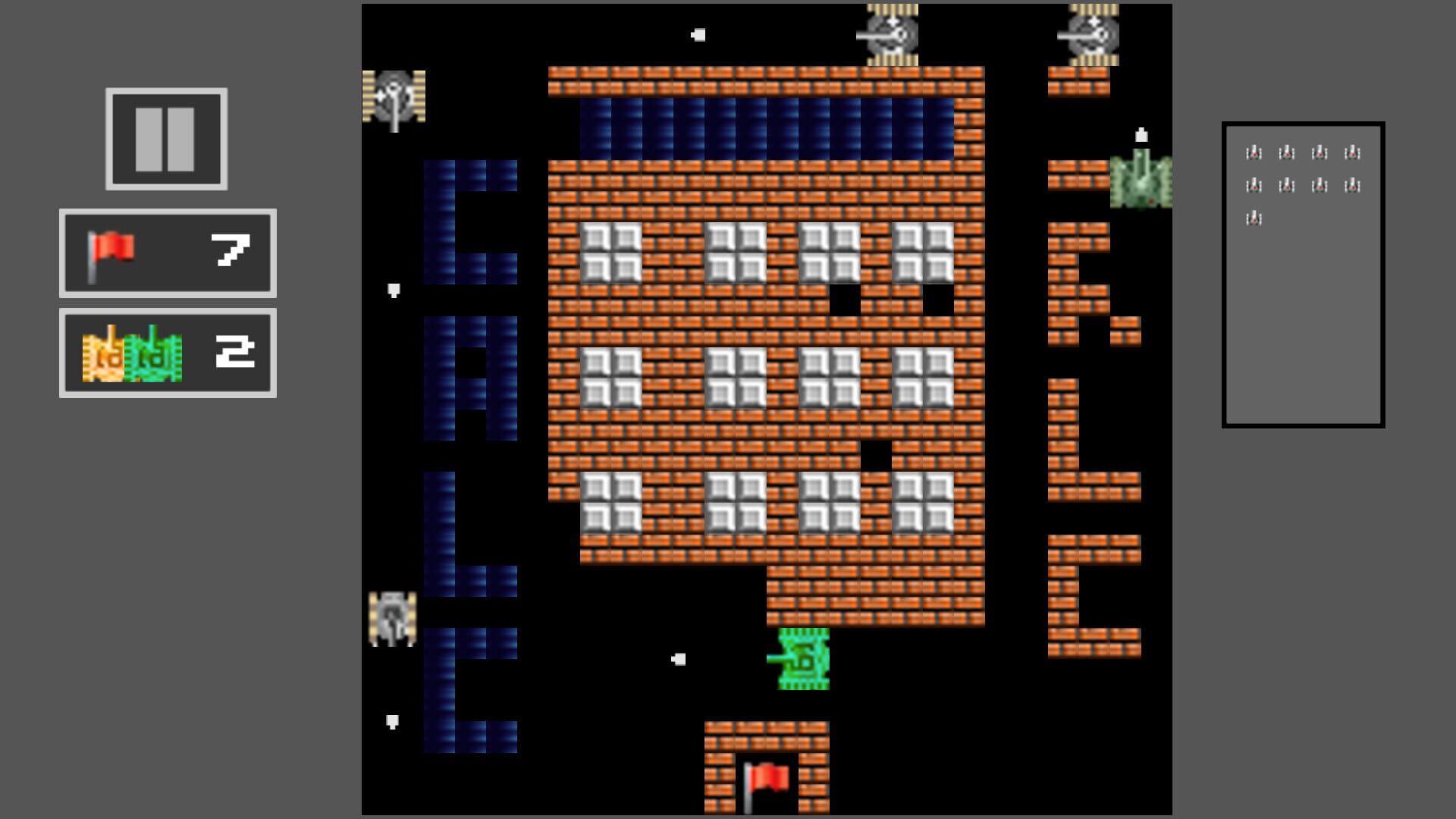 Tank Shoot 2D: Battle to save City Flag - Screenshot