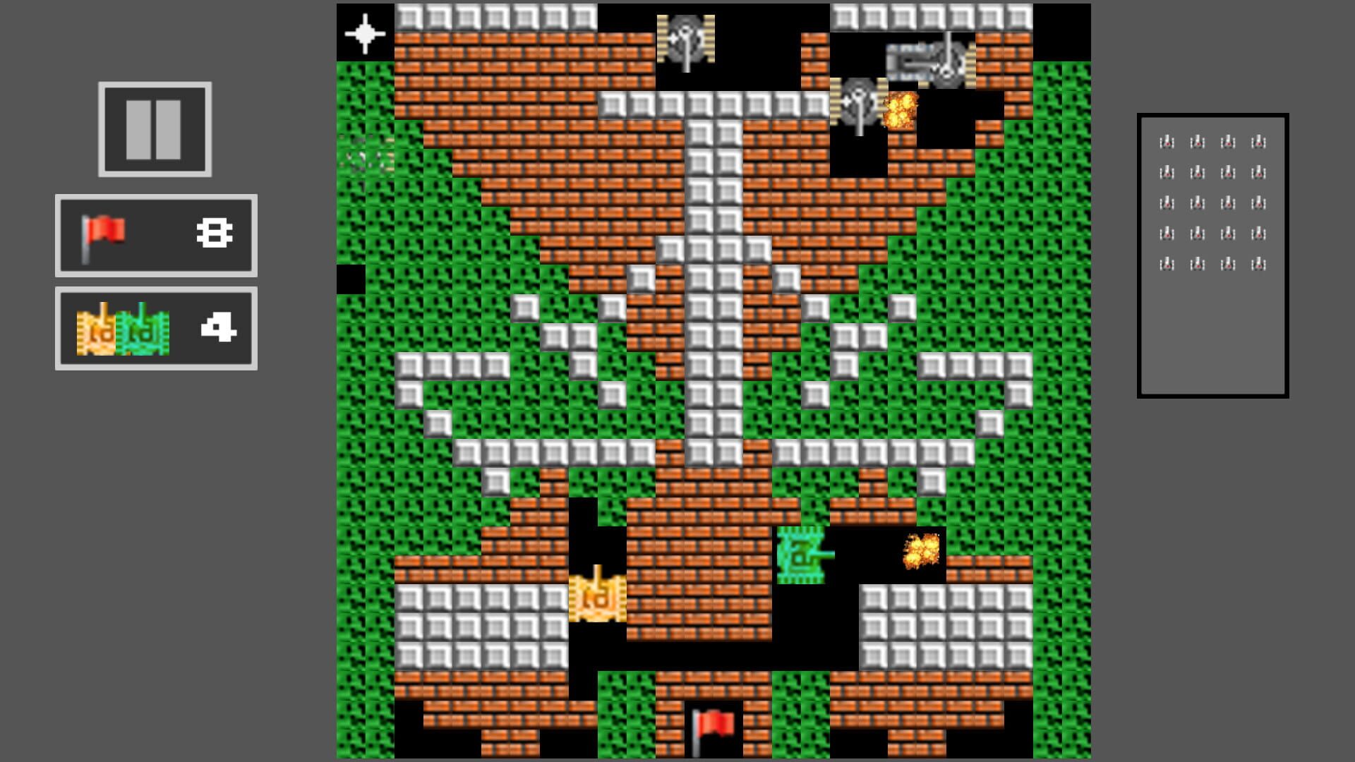 Tank Shoot 2D: Battle to save City Flag - Screenshot