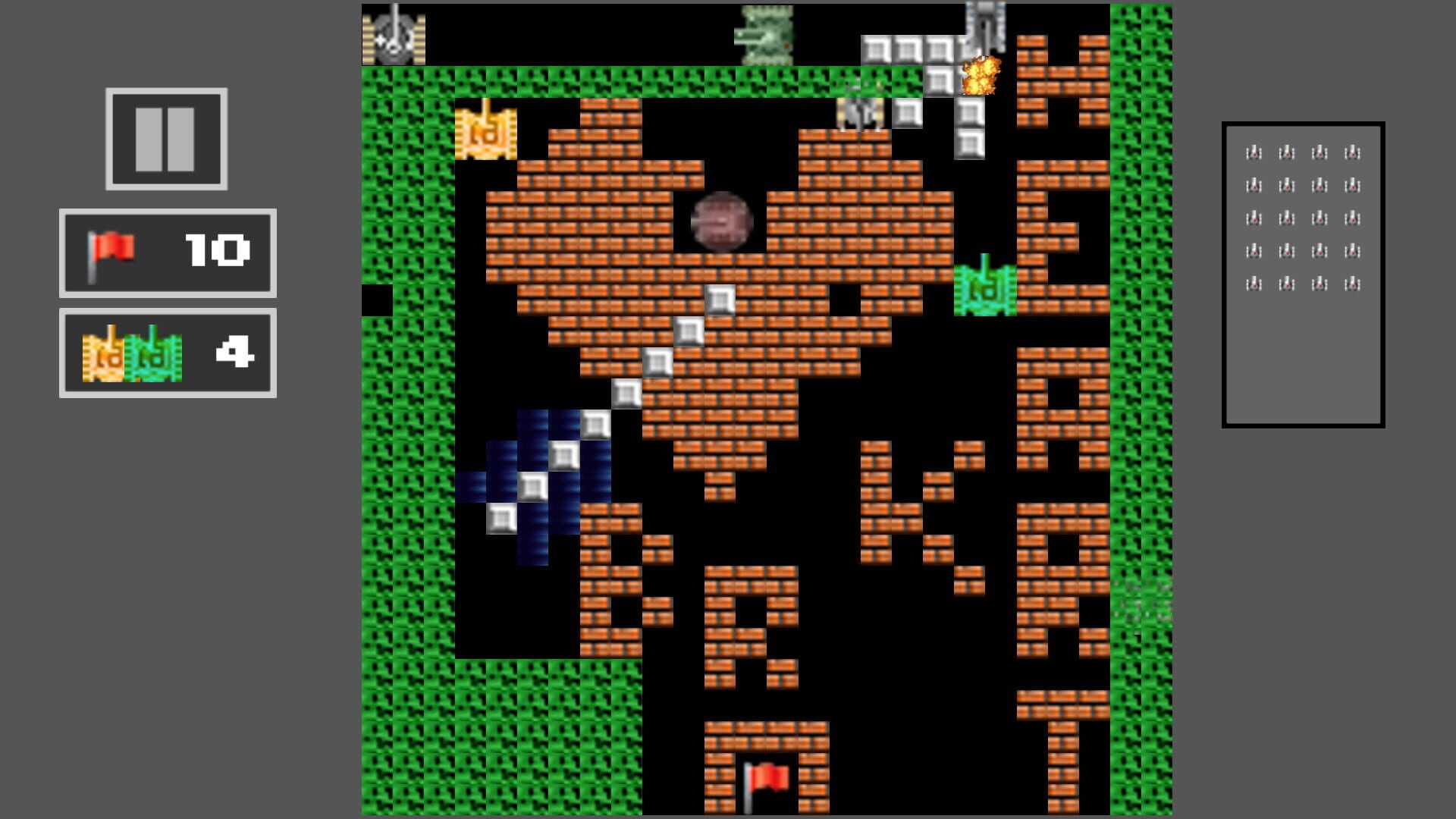 Tank Shoot 2D: Battle to save City Flag - Screenshot