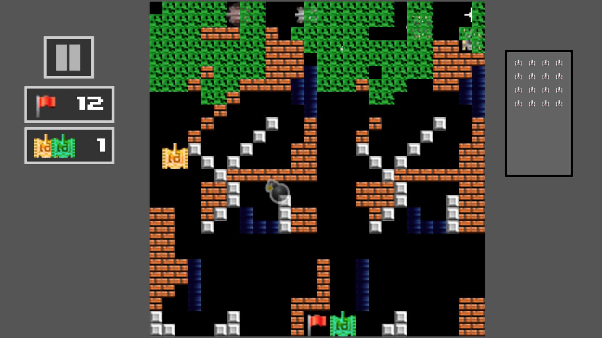Tank Shoot 2D: Battle to save City Flag - Screenshot