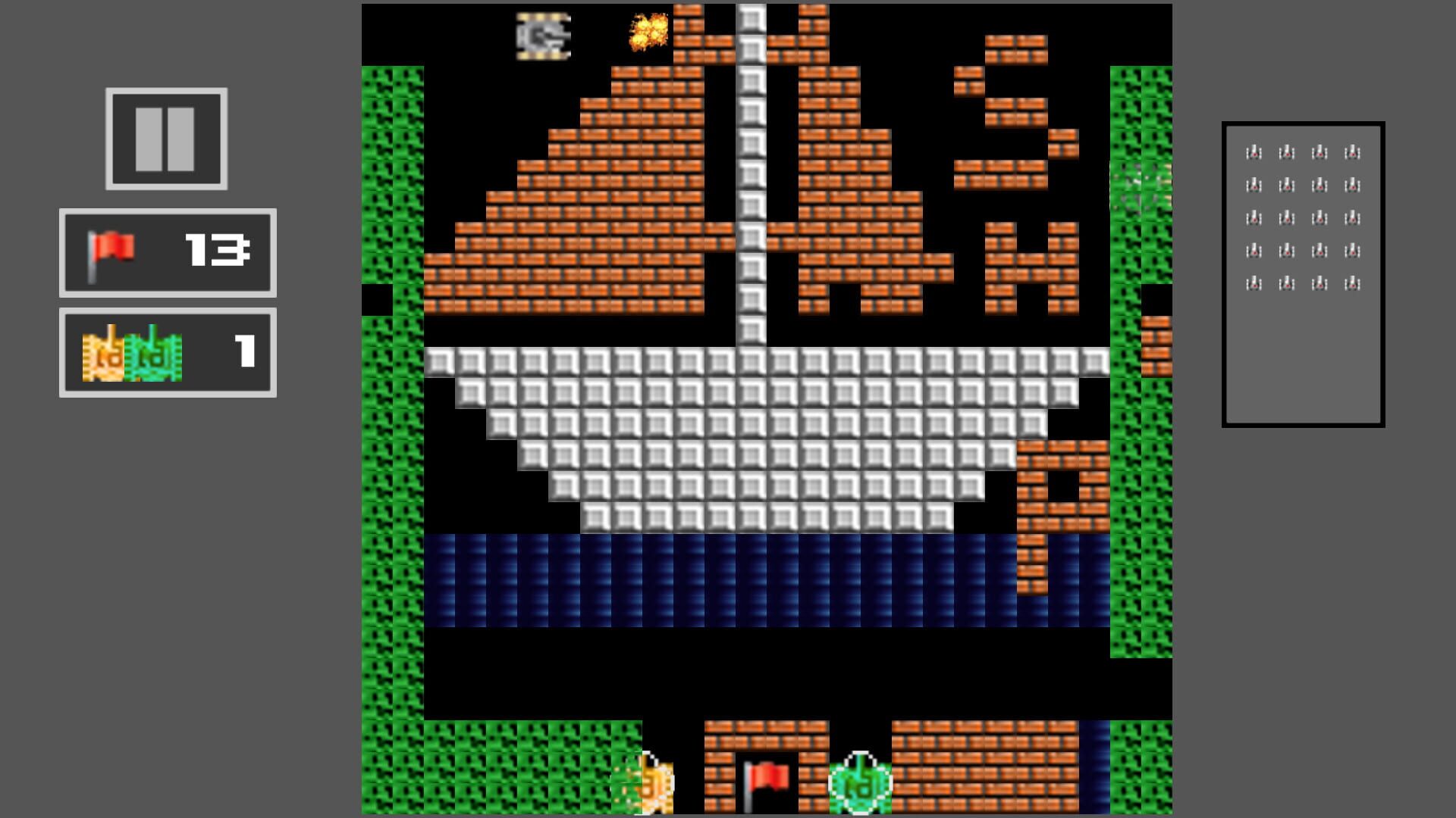 Tank Shoot 2D: Battle to save City Flag - Screenshot