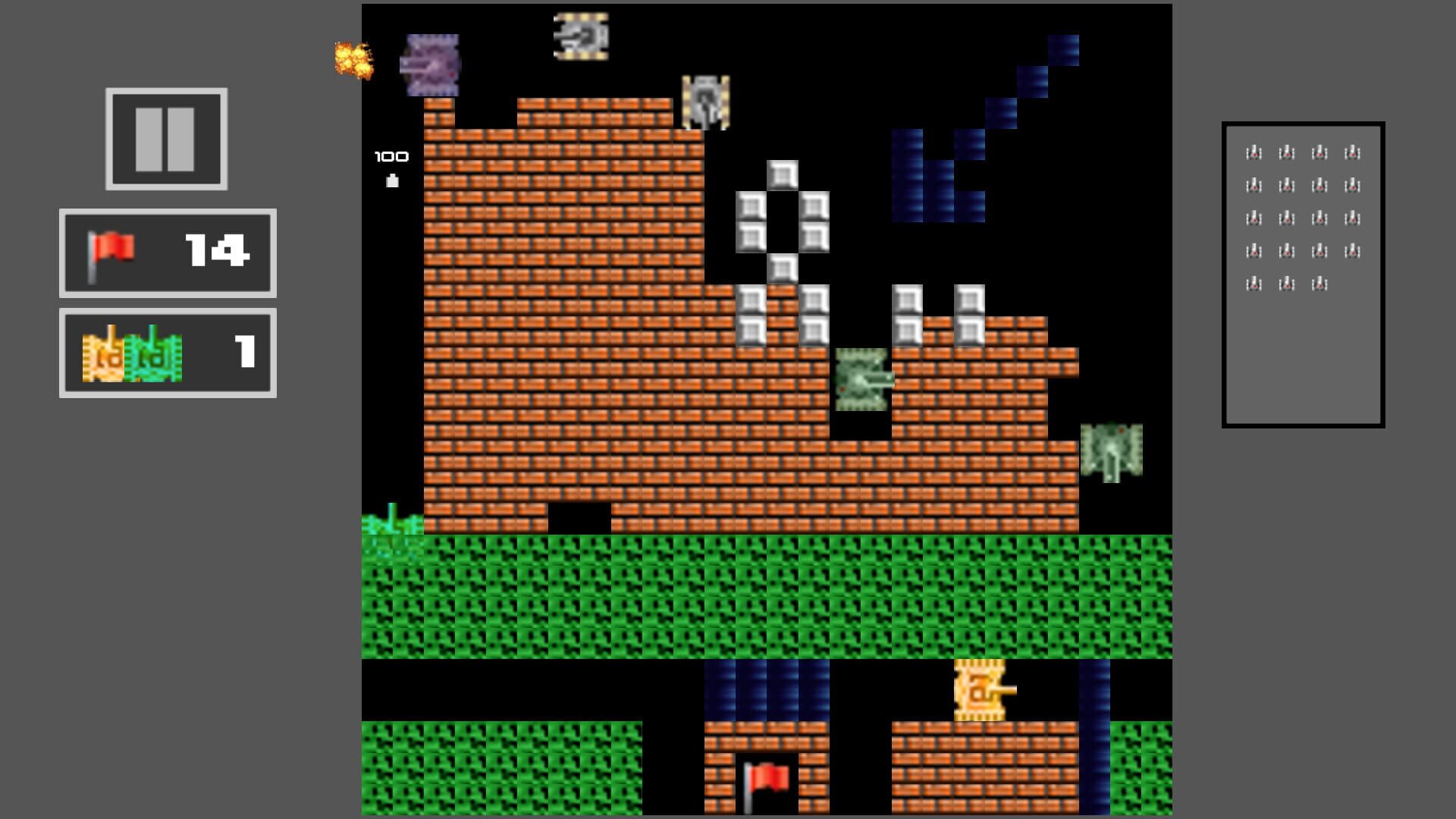 Tank Shoot 2D: Battle to save City Flag - Screenshot