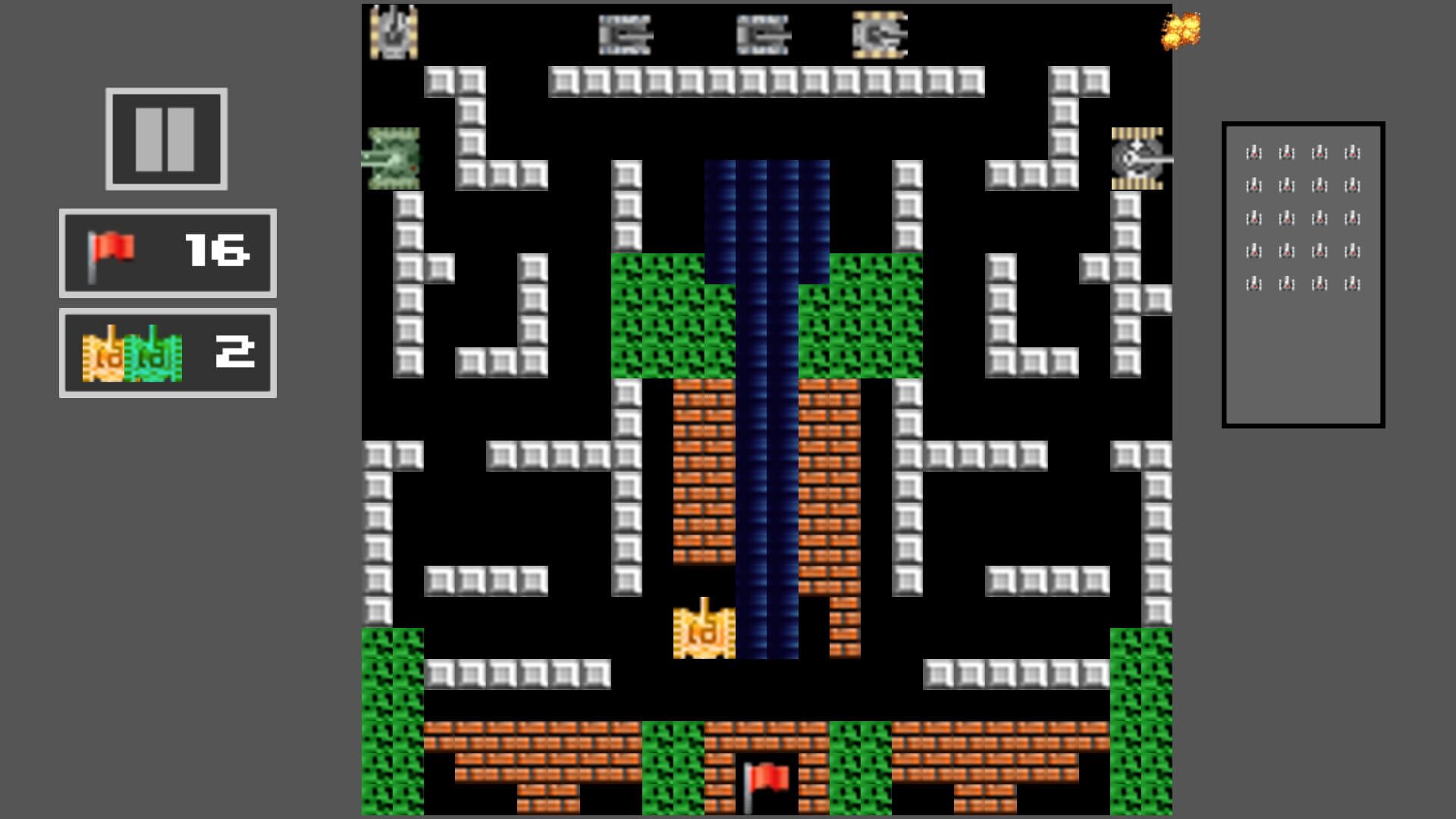 Tank Shoot 2D: Battle to save City Flag - Screenshot