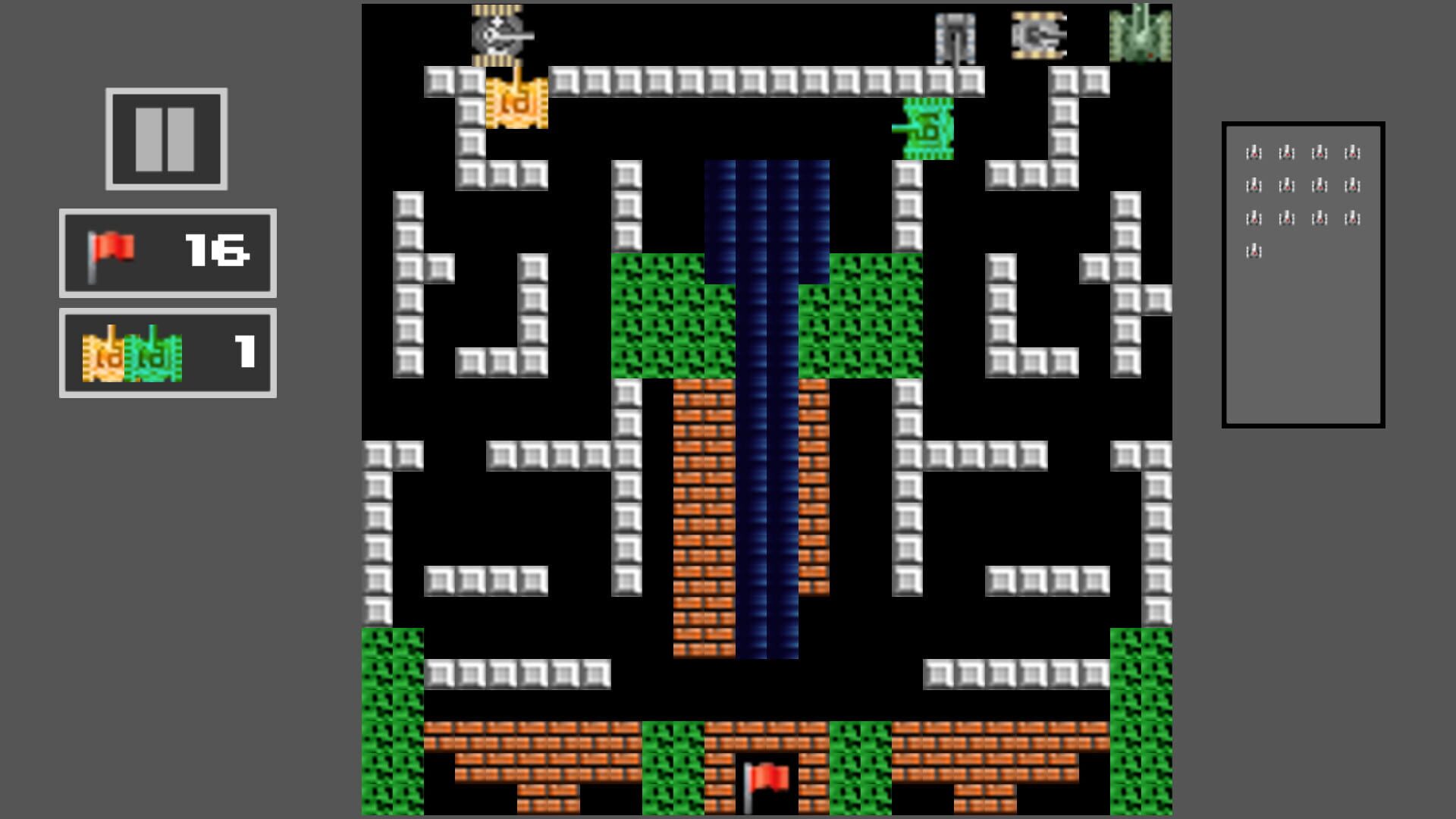 Tank Shoot 2D: Battle to save City Flag - Screenshot