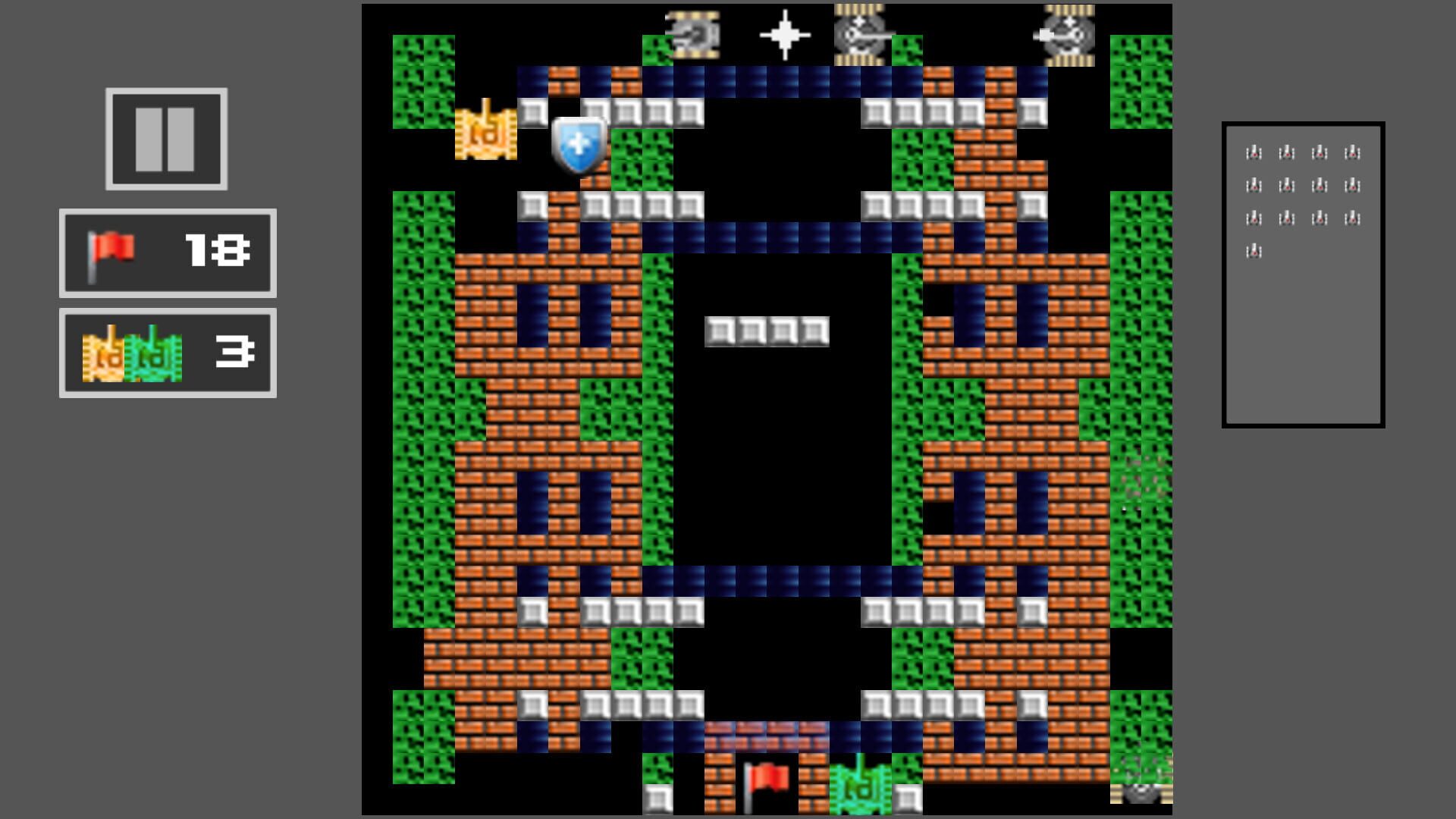 Tank Shoot 2D: Battle to save City Flag - Screenshot