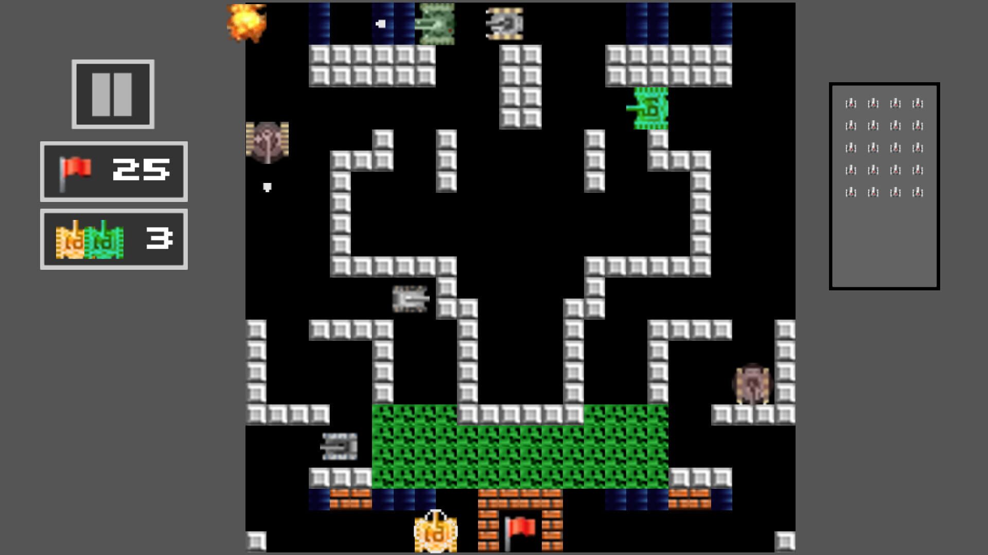 Tank Shoot 2D: Battle to save City Flag - Screenshot