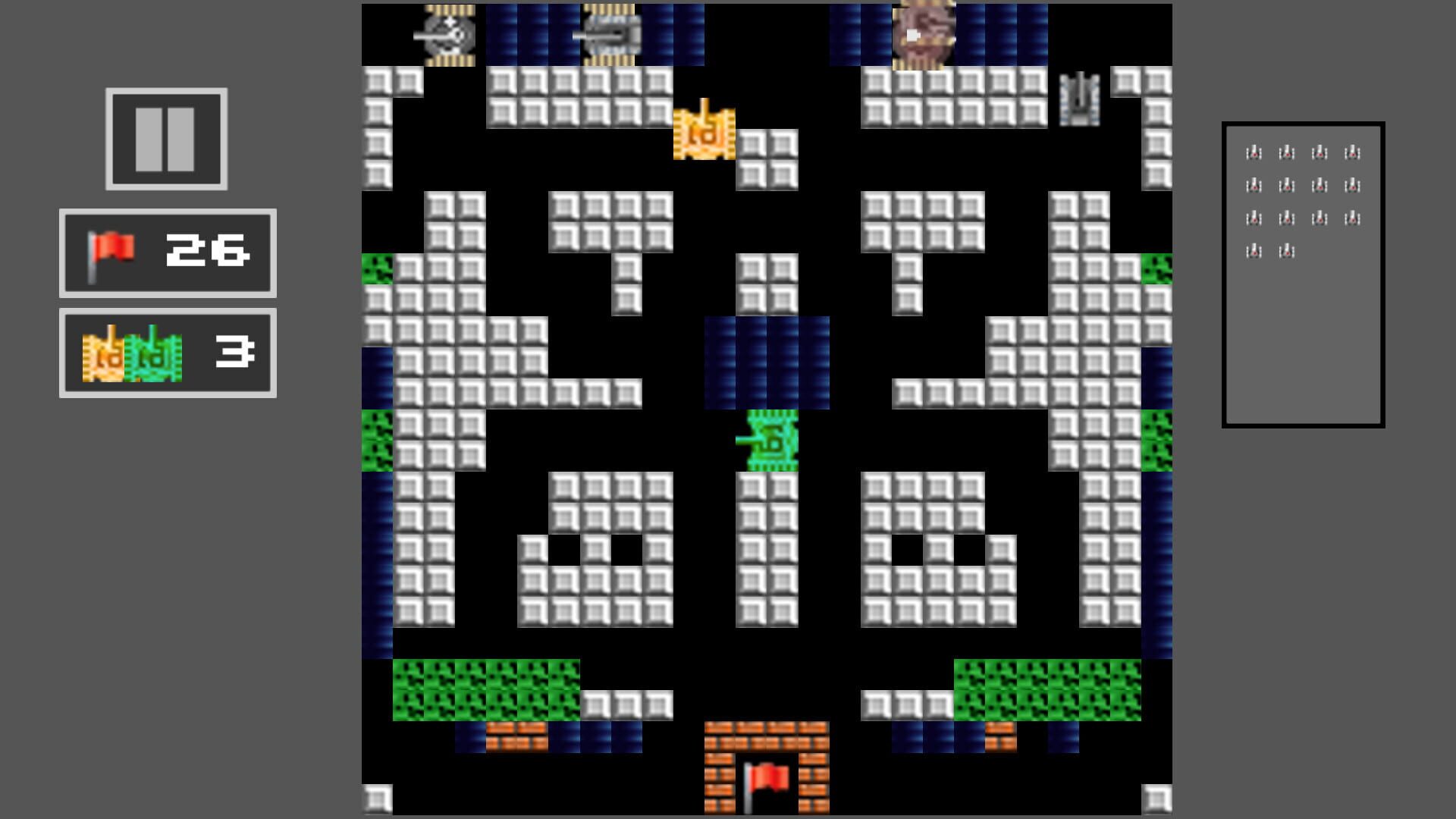 Tank Shoot 2D: Battle to save City Flag - Screenshot