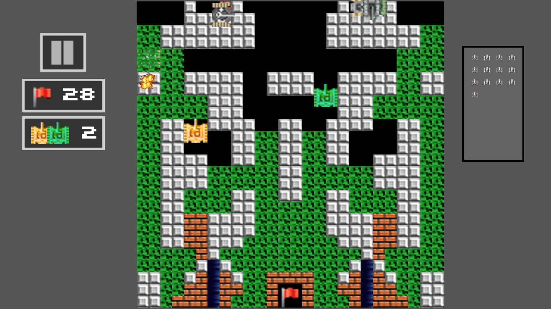 Tank Shoot 2D: Battle to save City Flag - Screenshot
