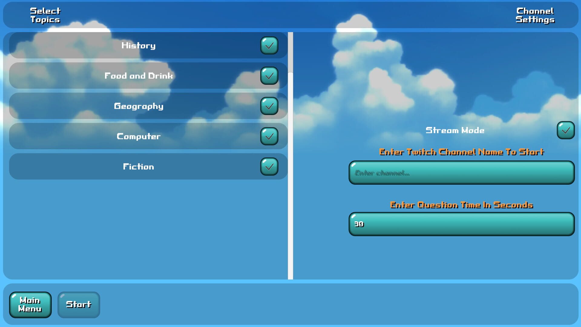 Chat Millions: Stream Quiz Game - Screenshot