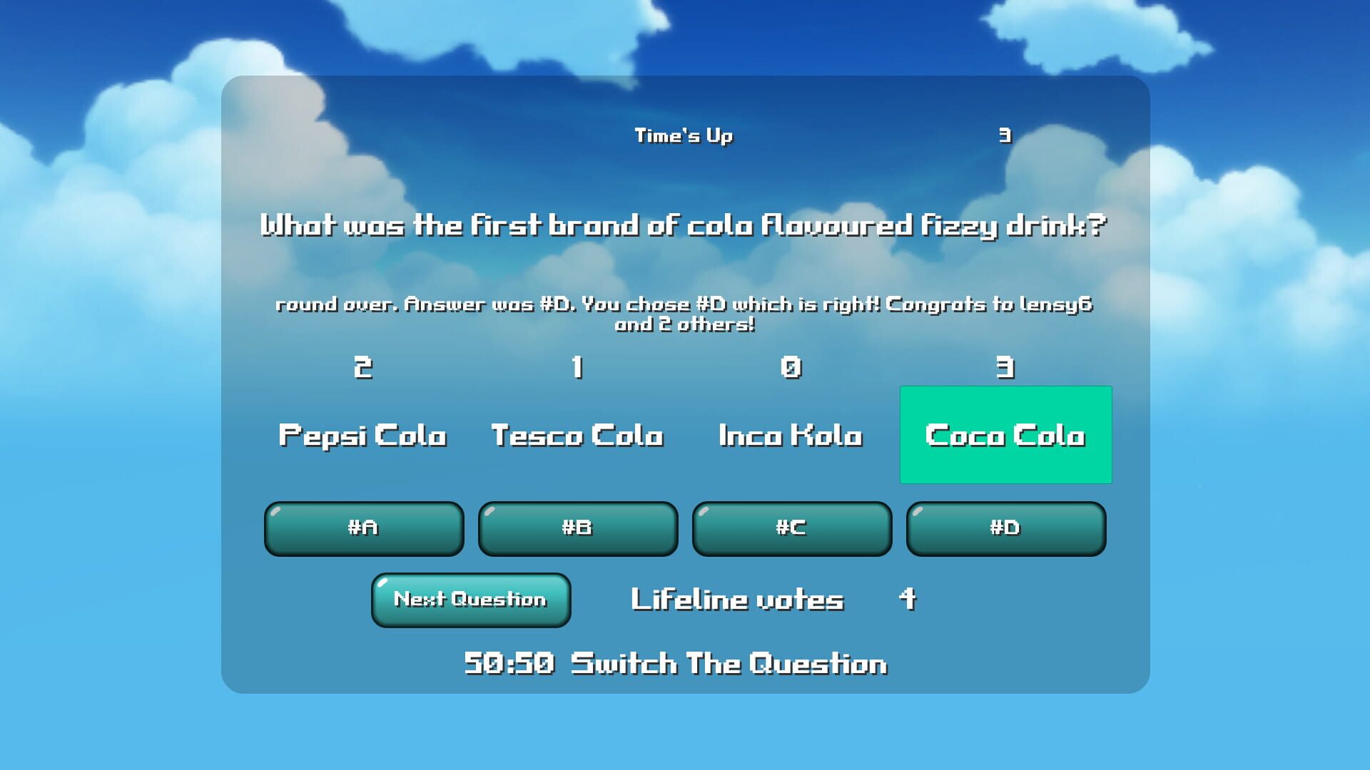 Chat Millions: Stream Quiz Game - Screenshot