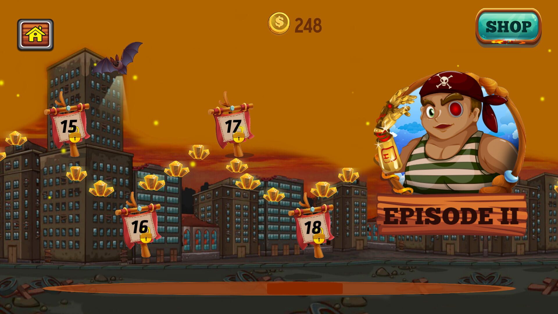 Captain vs. Sky Pirates: Post Apocalyptic City - Screenshot