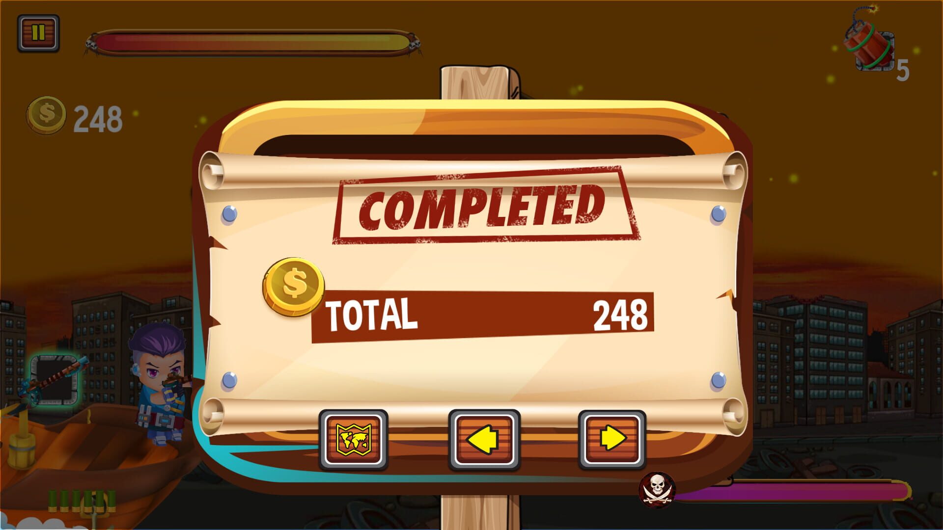 Captain vs. Sky Pirates: Post Apocalyptic City - Screenshot